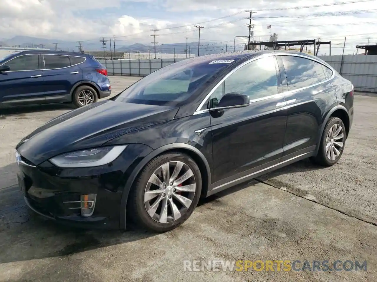 1 Photograph of a damaged car 5YJXCAE49LF236286 TESLA MODEL X 2020