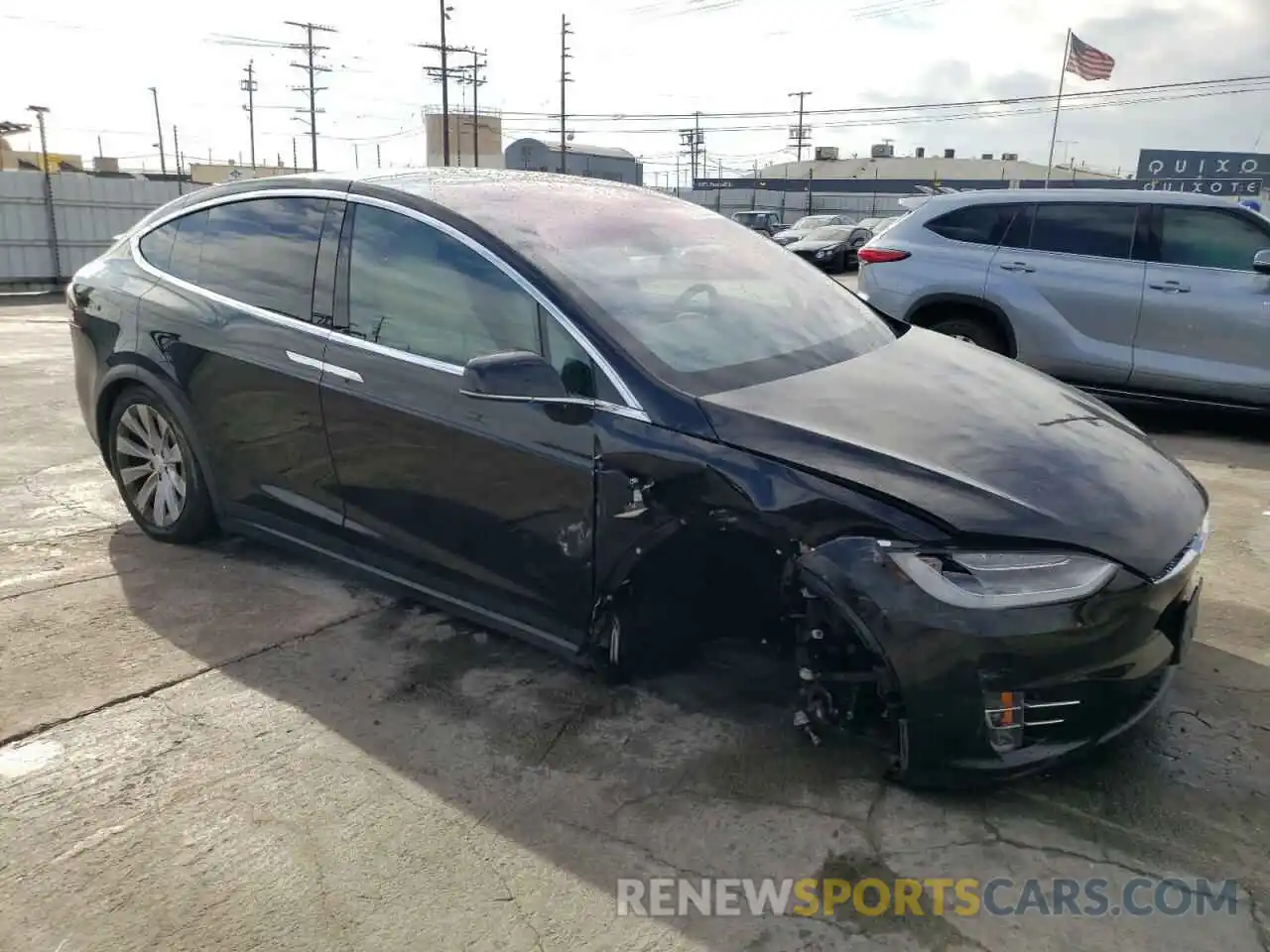 4 Фотография поврежденного автомобиля 5YJXCAE49LF236286 TESLA MODEL X 2020