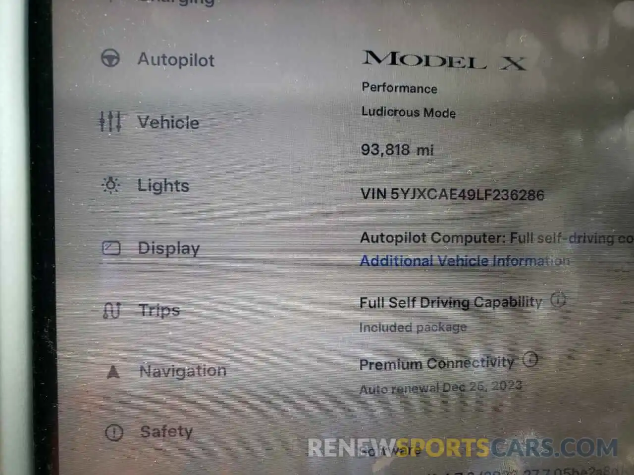 9 Photograph of a damaged car 5YJXCAE49LF236286 TESLA MODEL X 2020