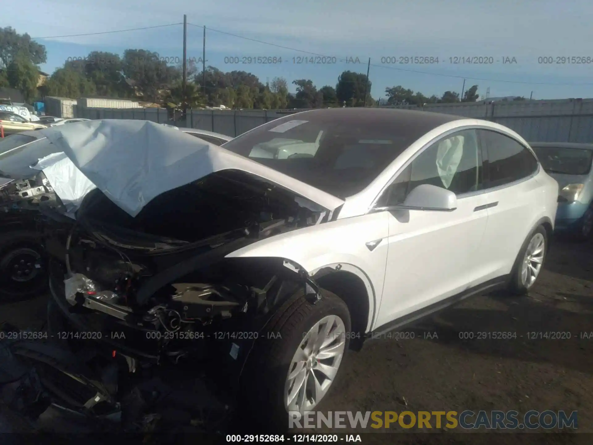 2 Photograph of a damaged car 5YJXCAE49LF249359 TESLA MODEL X 2020