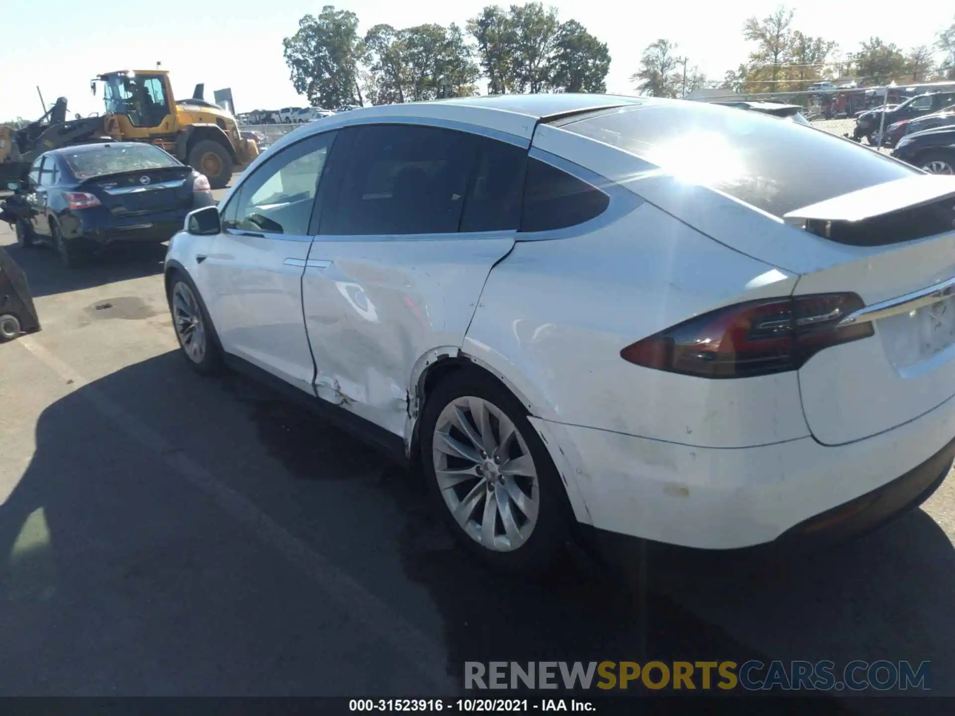 6 Фотография поврежденного автомобиля 5YJXCBE20LF218019 TESLA MODEL X 2020