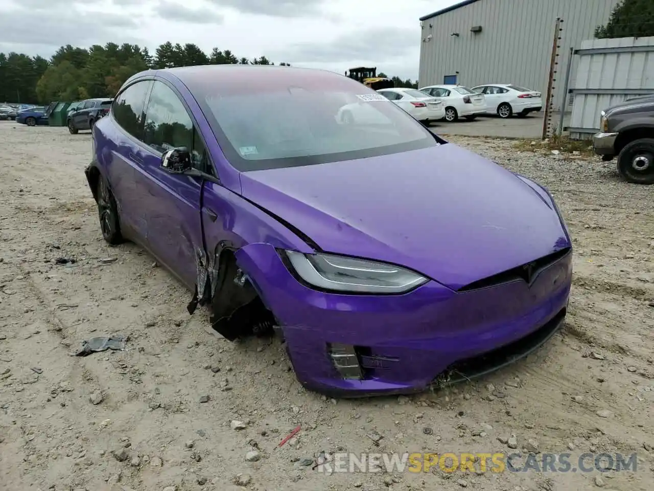 1 Фотография поврежденного автомобиля 5YJXCBE20LF250498 TESLA MODEL X 2020