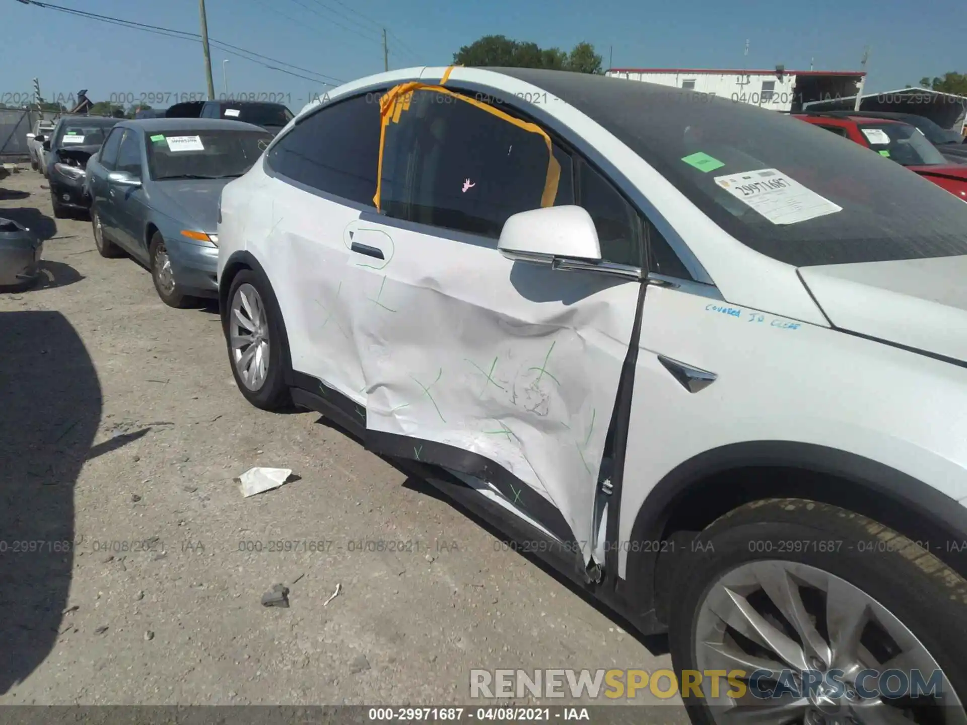 6 Photograph of a damaged car 5YJXCBE20LF260884 TESLA MODEL X 2020