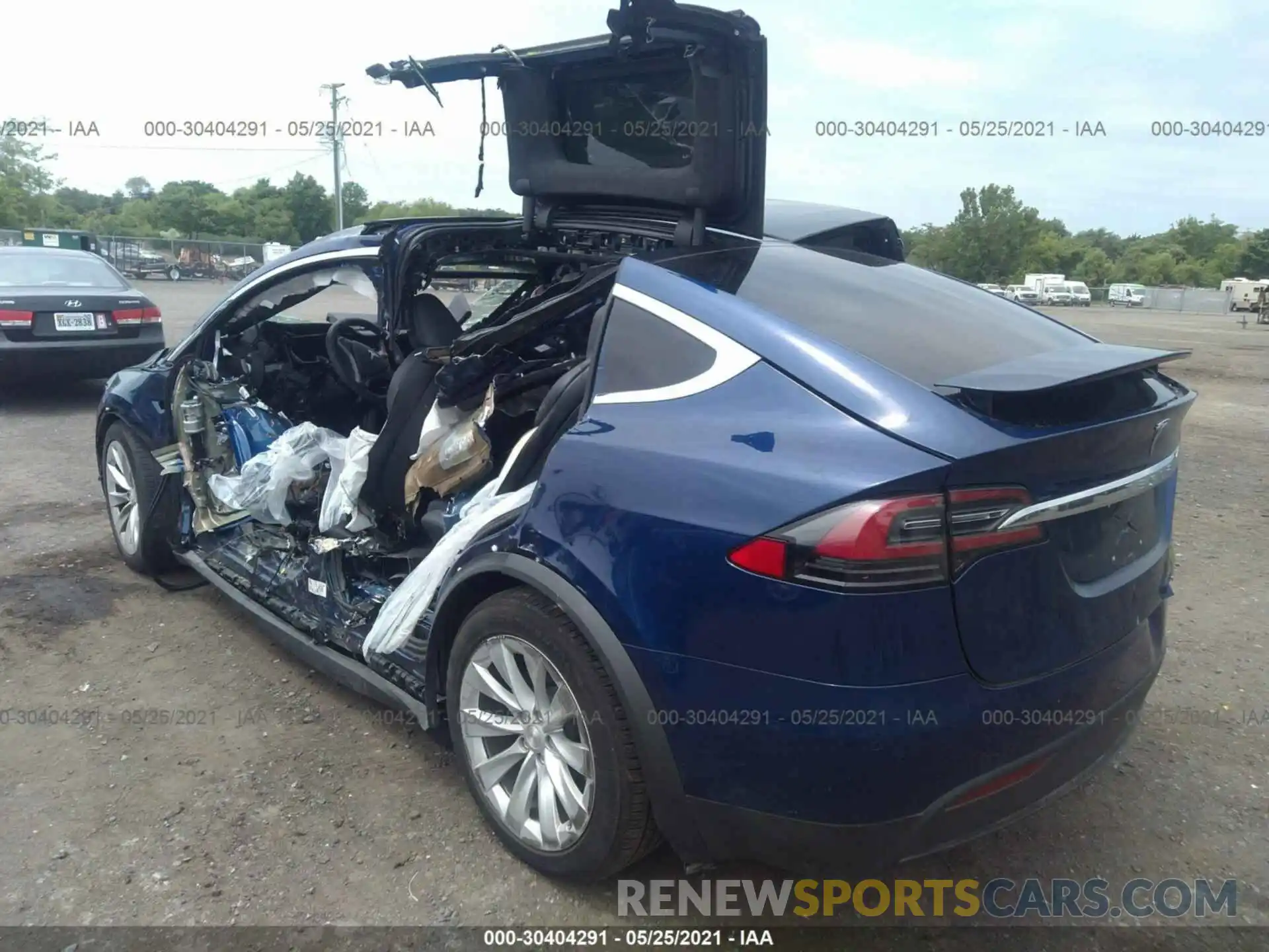 3 Photograph of a damaged car 5YJXCBE20LF298258 TESLA MODEL X 2020