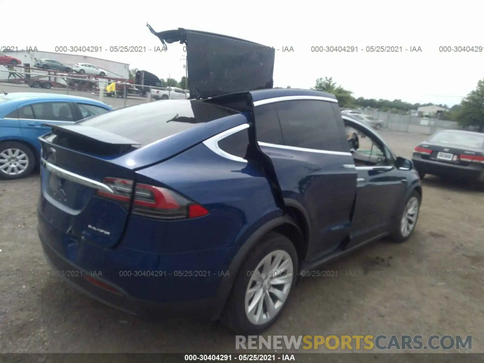 4 Фотография поврежденного автомобиля 5YJXCBE20LF298258 TESLA MODEL X 2020