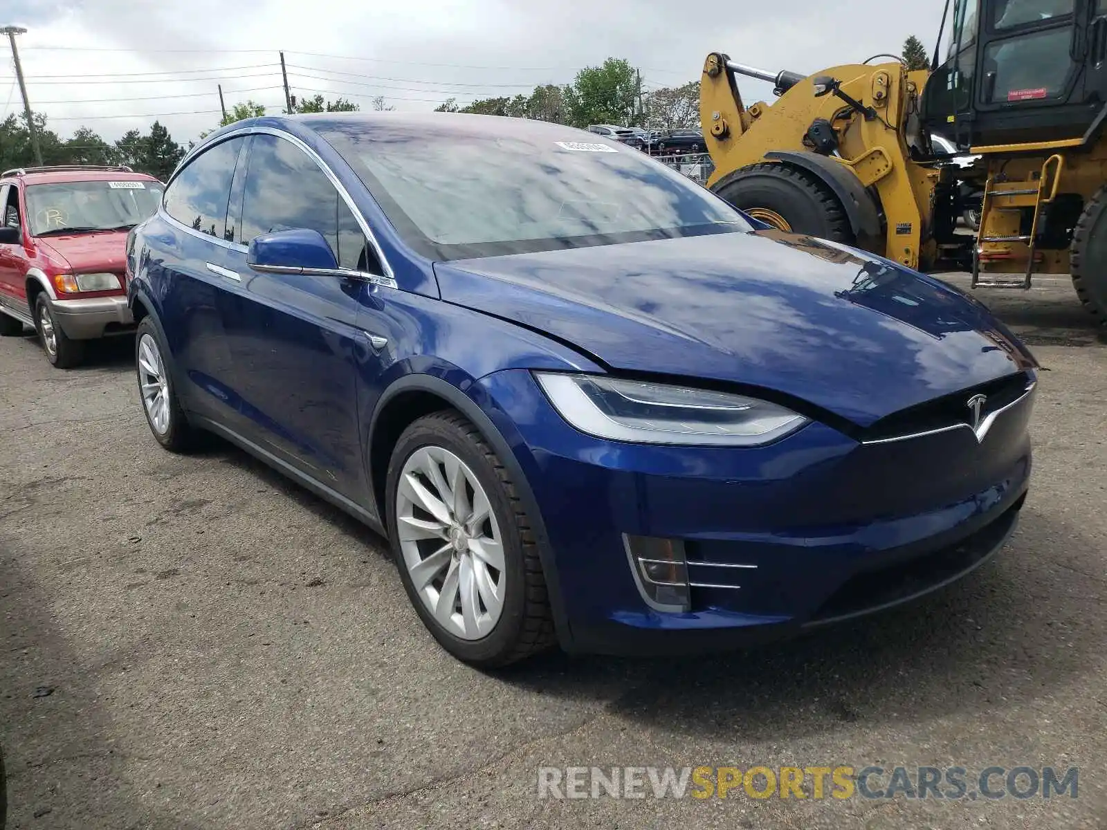 1 Photograph of a damaged car 5YJXCBE20LF306830 TESLA MODEL X 2020