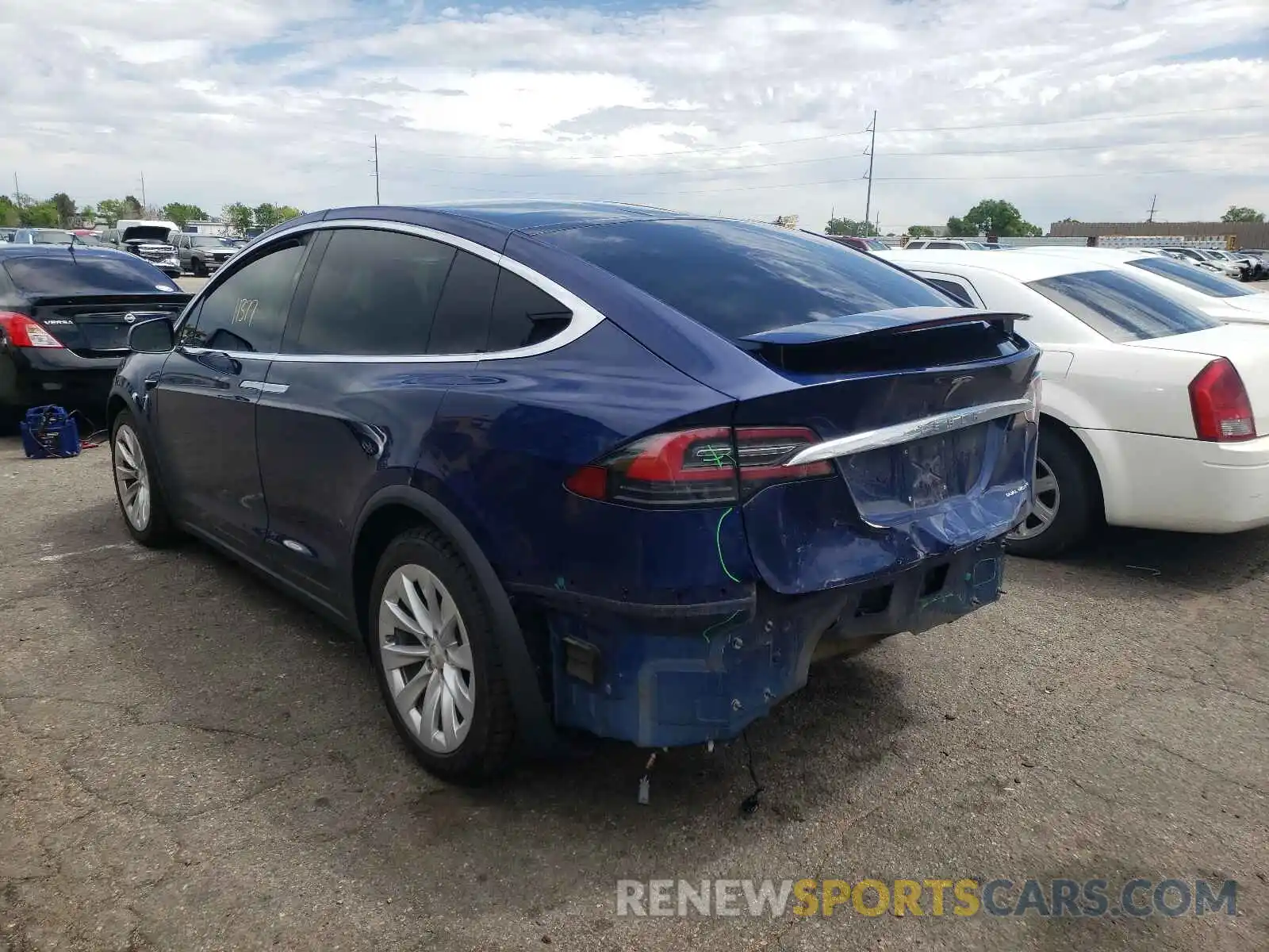 3 Photograph of a damaged car 5YJXCBE20LF306830 TESLA MODEL X 2020