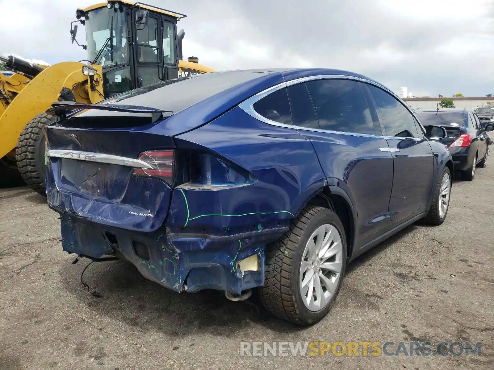 4 Photograph of a damaged car 5YJXCBE20LF306830 TESLA MODEL X 2020