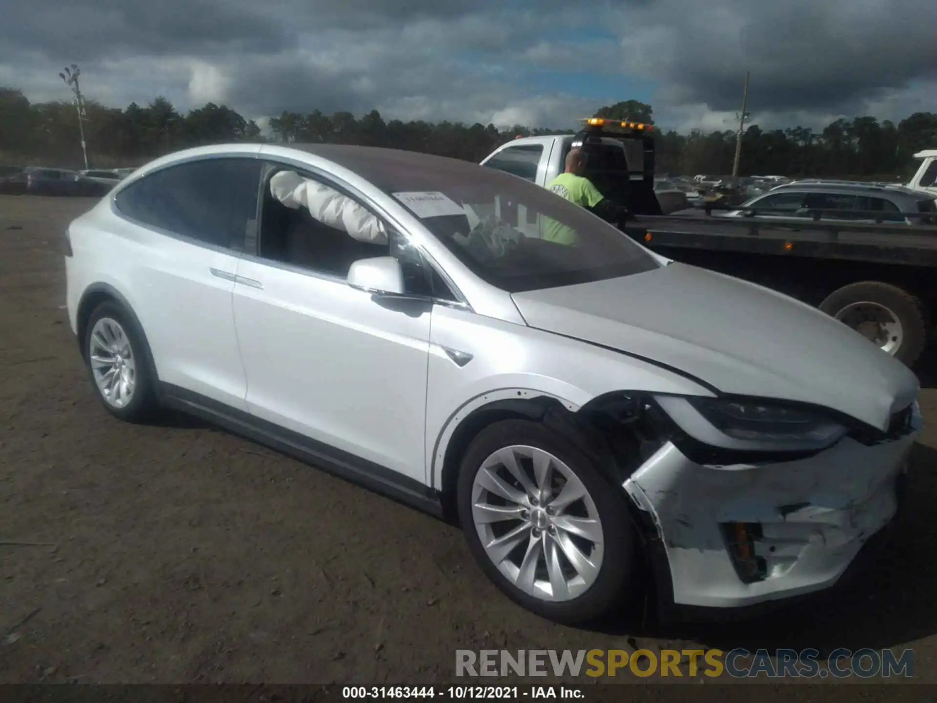 1 Фотография поврежденного автомобиля 5YJXCBE21LF227876 TESLA MODEL X 2020