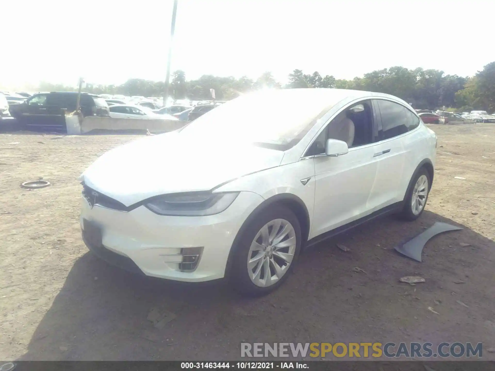 2 Фотография поврежденного автомобиля 5YJXCBE21LF227876 TESLA MODEL X 2020