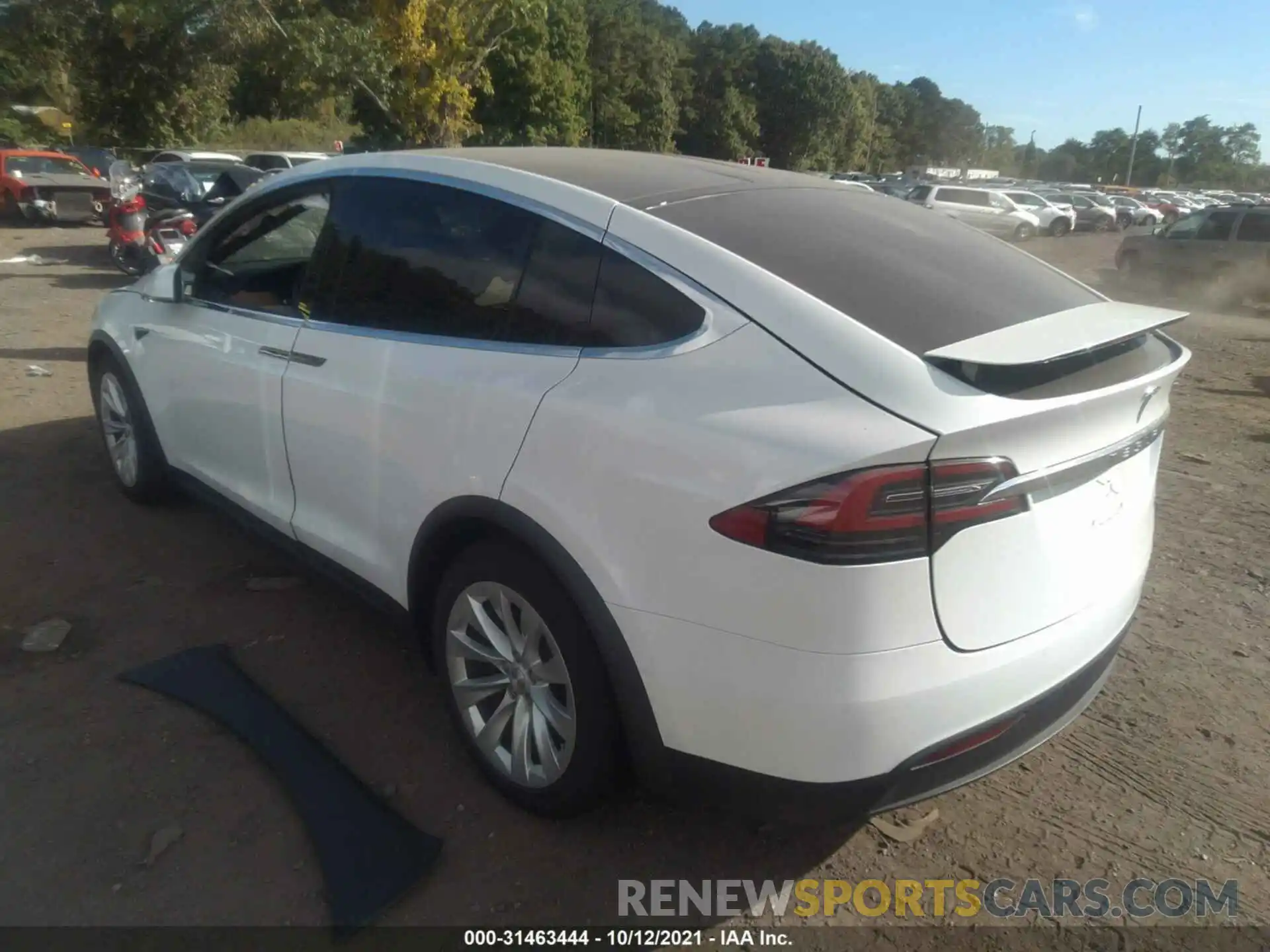 3 Фотография поврежденного автомобиля 5YJXCBE21LF227876 TESLA MODEL X 2020