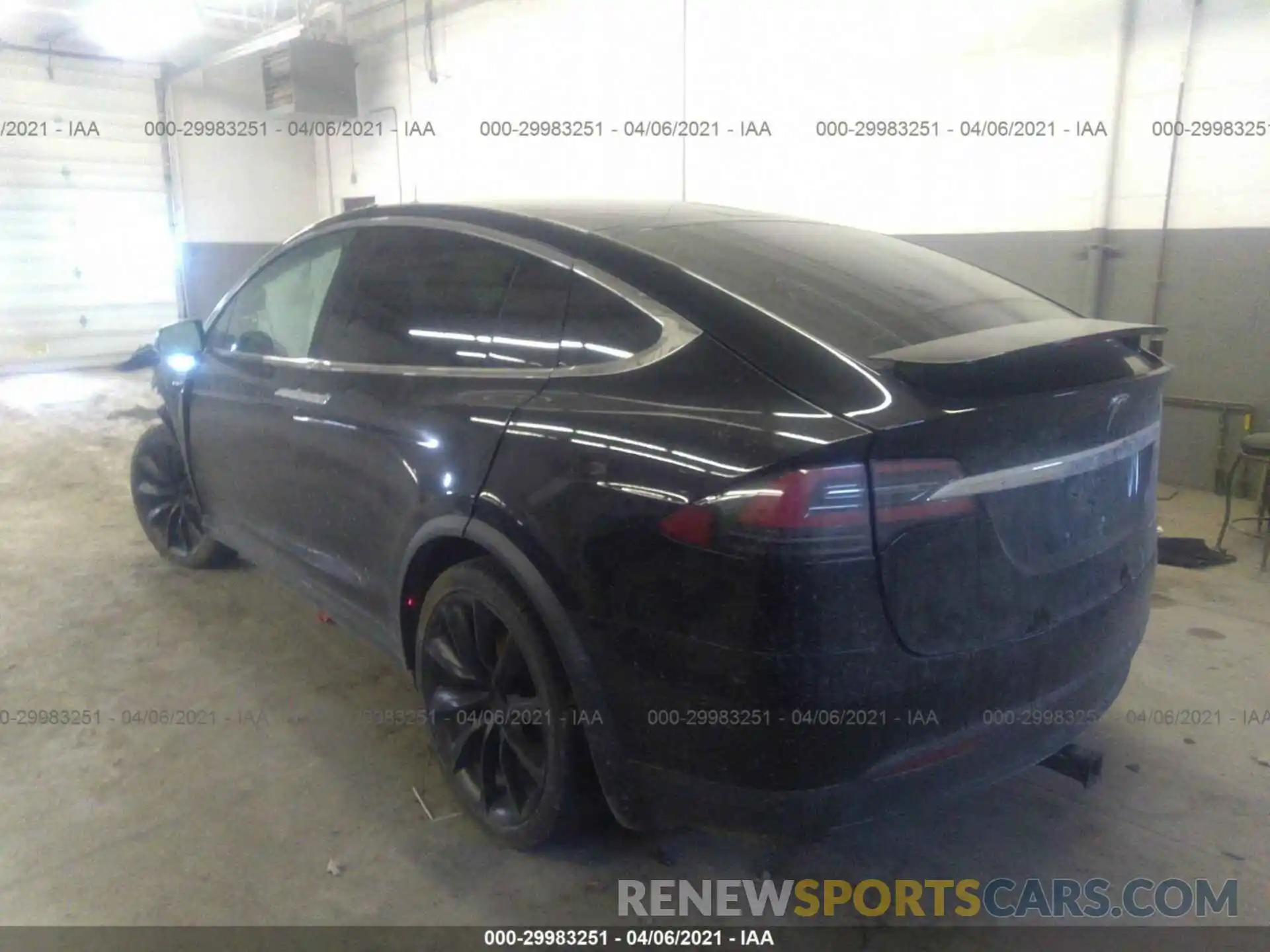 3 Фотография поврежденного автомобиля 5YJXCBE21LF238019 TESLA MODEL X 2020