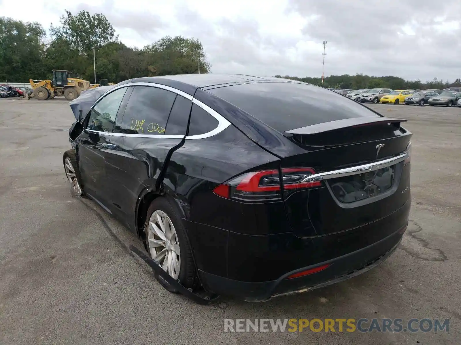 3 Фотография поврежденного автомобиля 5YJXCBE21LF239803 TESLA MODEL X 2020