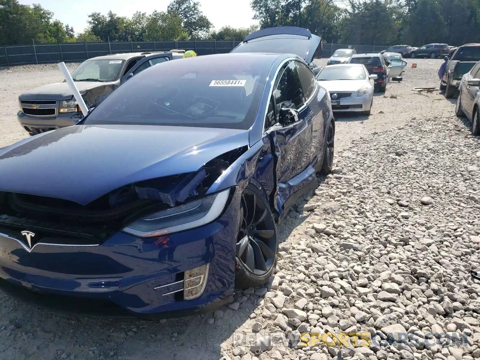 2 Photograph of a damaged car 5YJXCBE21LF249473 TESLA MODEL X 2020