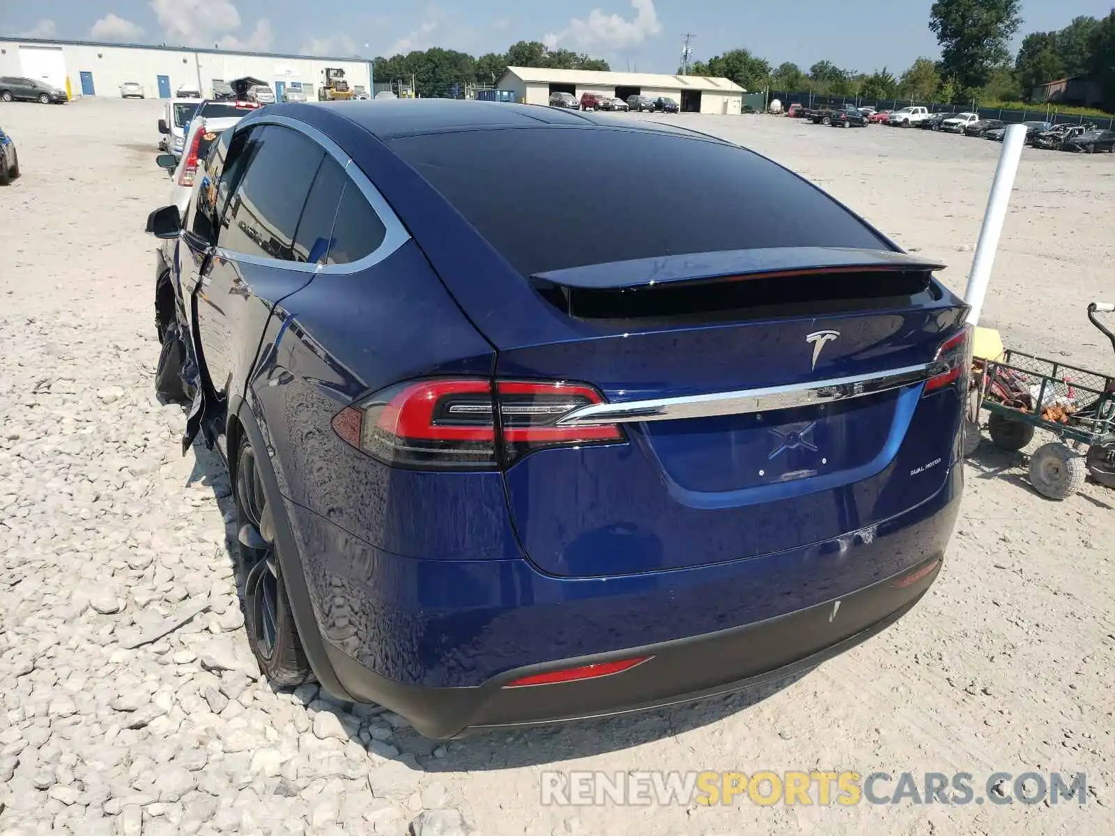 3 Фотография поврежденного автомобиля 5YJXCBE21LF249473 TESLA MODEL X 2020