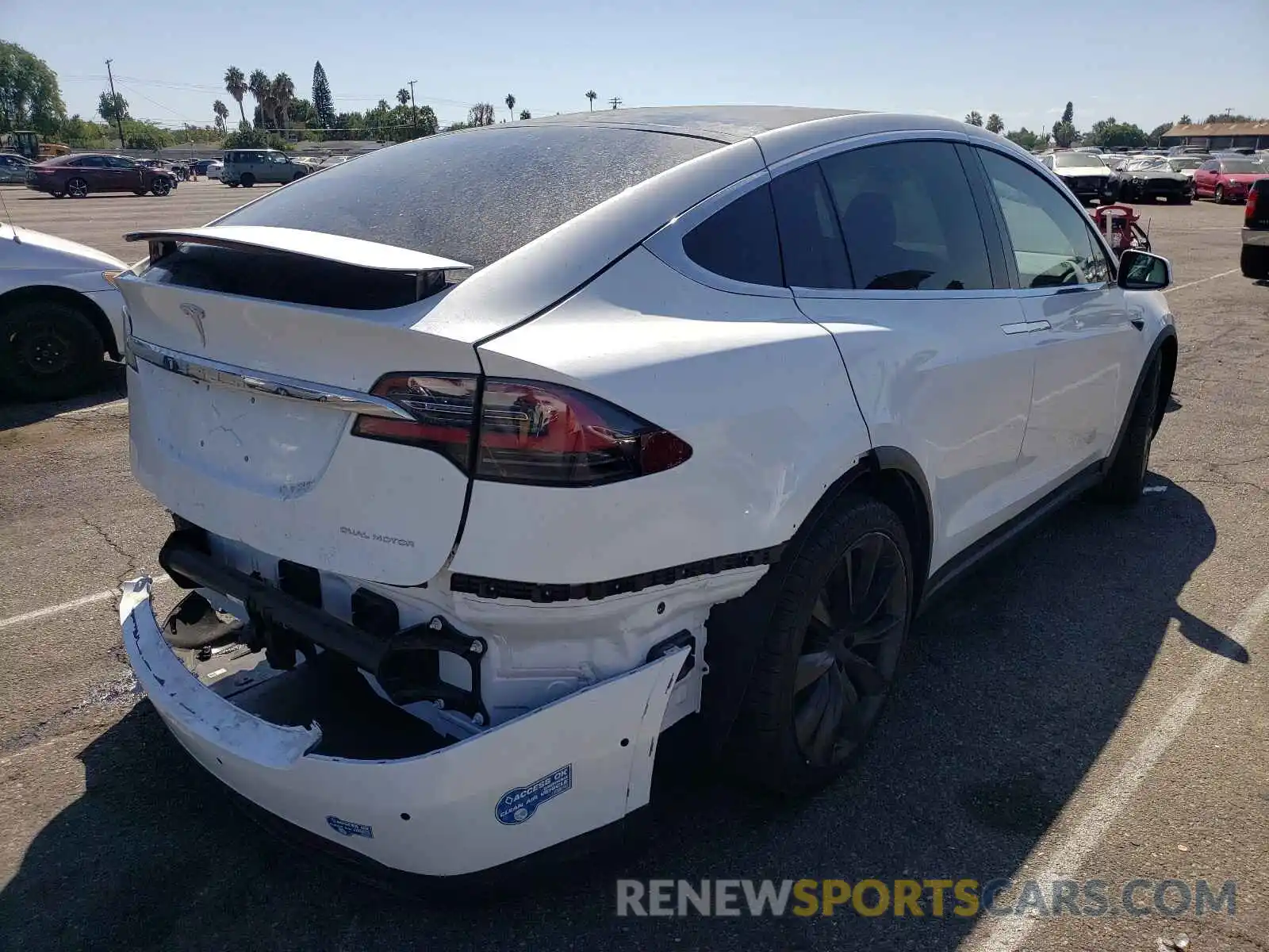 4 Photograph of a damaged car 5YJXCBE21LF283283 TESLA MODEL X 2020