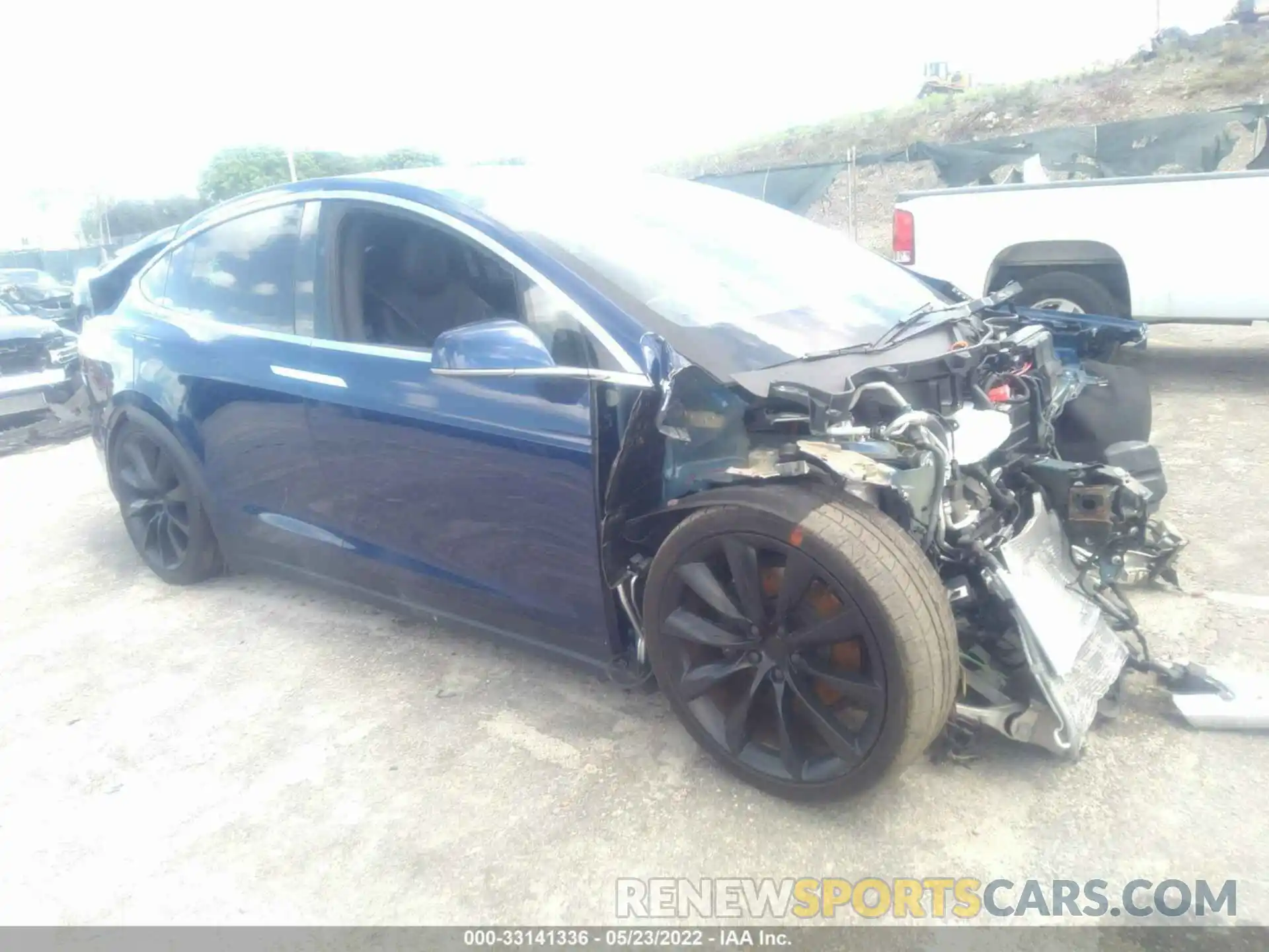 1 Photograph of a damaged car 5YJXCBE21LF300678 TESLA MODEL X 2020