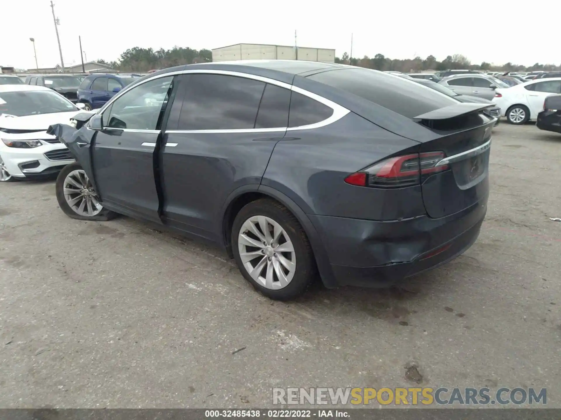 3 Фотография поврежденного автомобиля 5YJXCBE22LF262541 TESLA MODEL X 2020