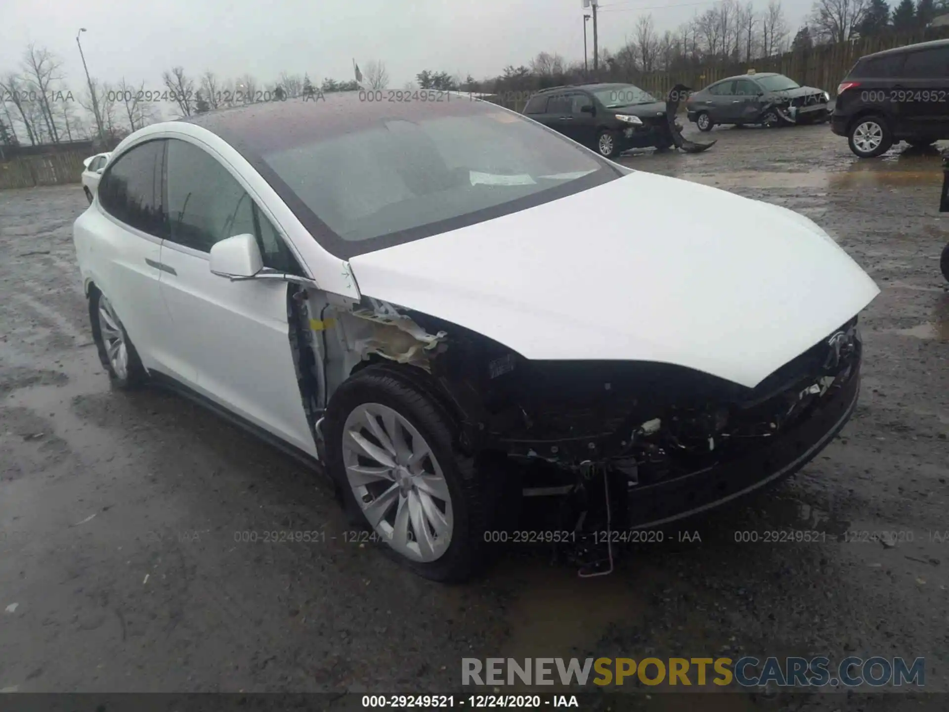 1 Photograph of a damaged car 5YJXCBE23LF231606 TESLA MODEL X 2020