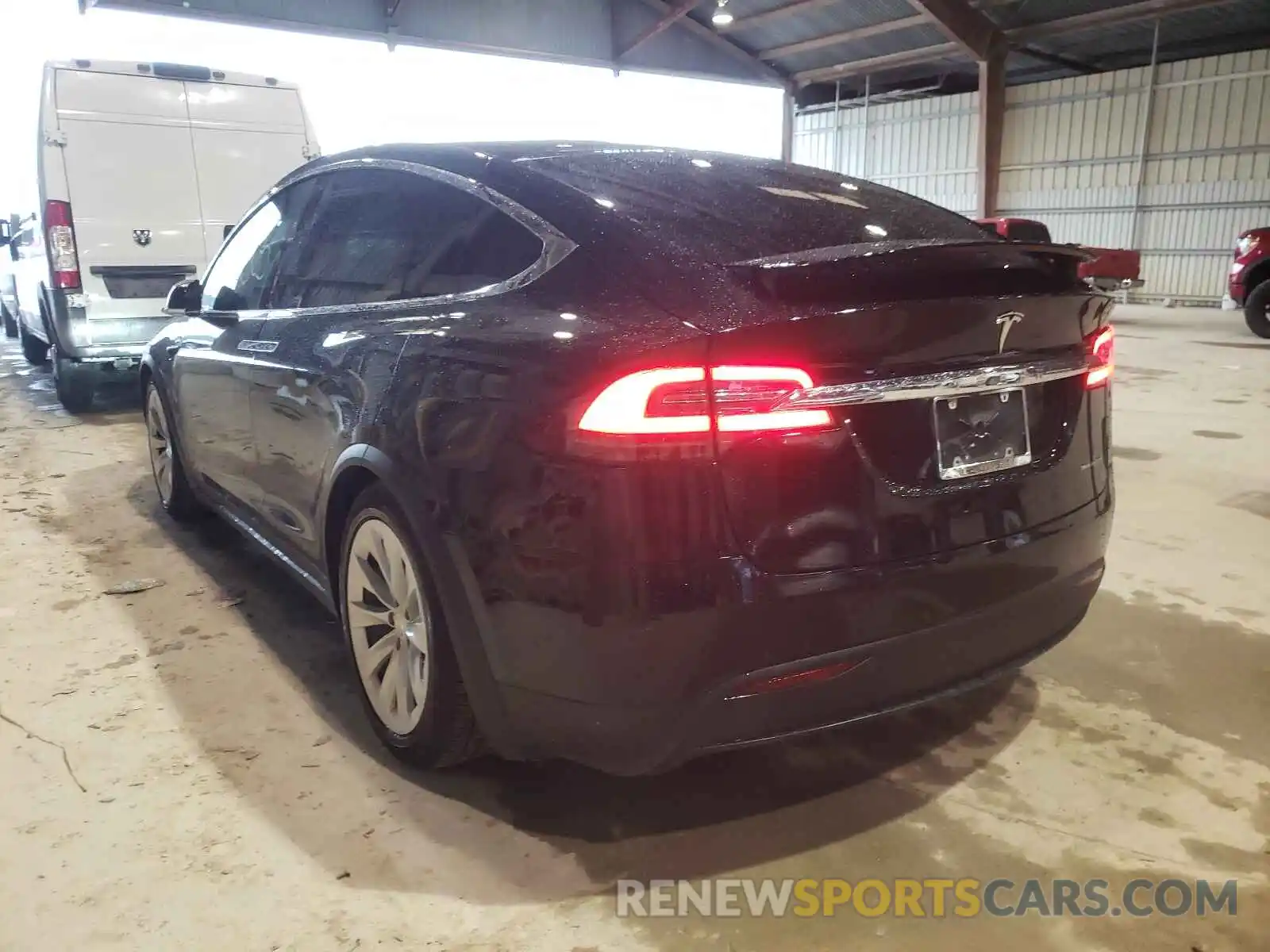 3 Photograph of a damaged car 5YJXCBE23LF243500 TESLA MODEL X 2020