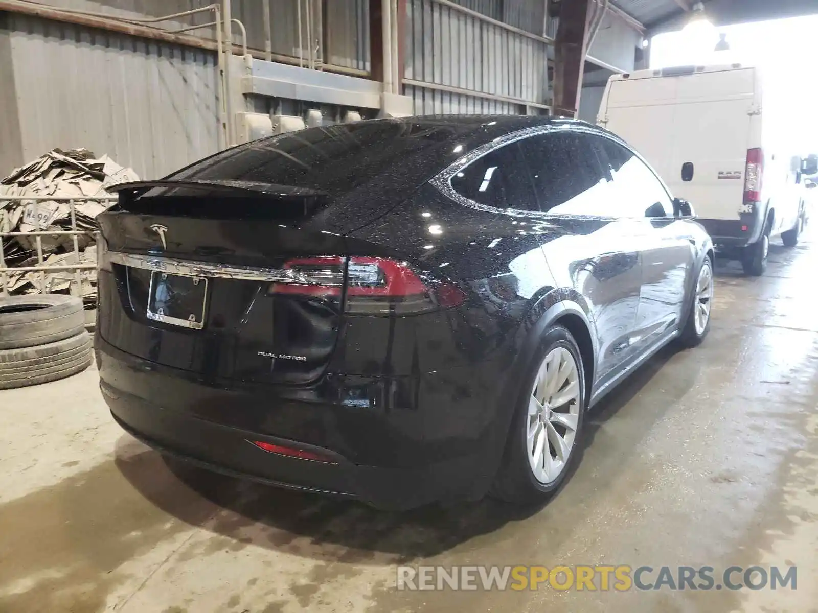 4 Фотография поврежденного автомобиля 5YJXCBE23LF243500 TESLA MODEL X 2020