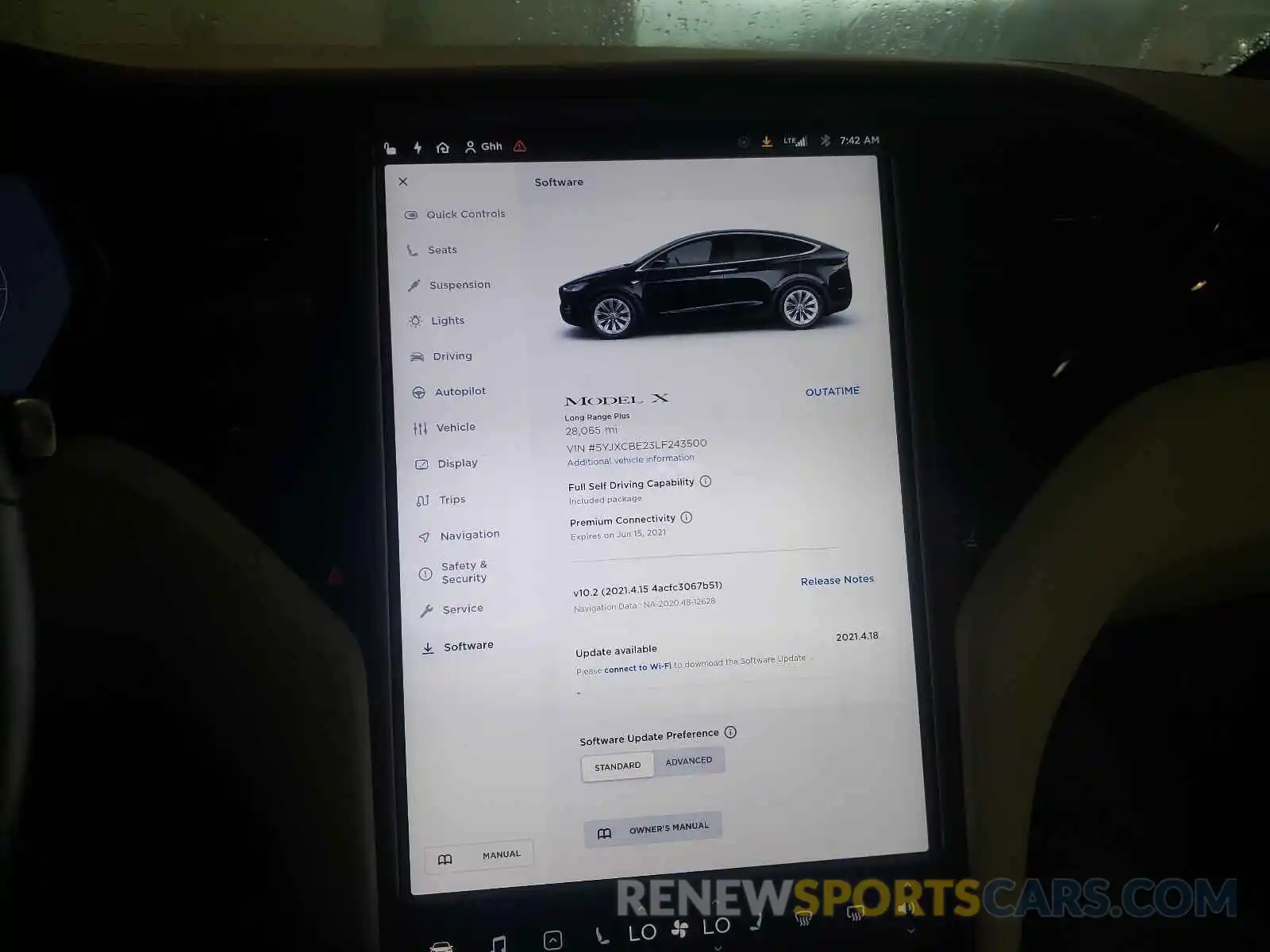 8 Photograph of a damaged car 5YJXCBE23LF243500 TESLA MODEL X 2020