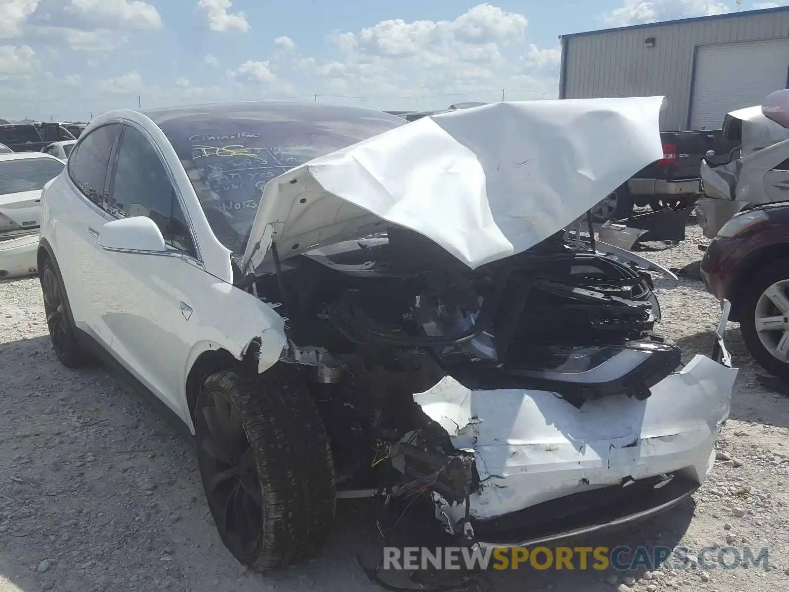 1 Photograph of a damaged car 5YJXCBE23LF246705 TESLA MODEL X 2020