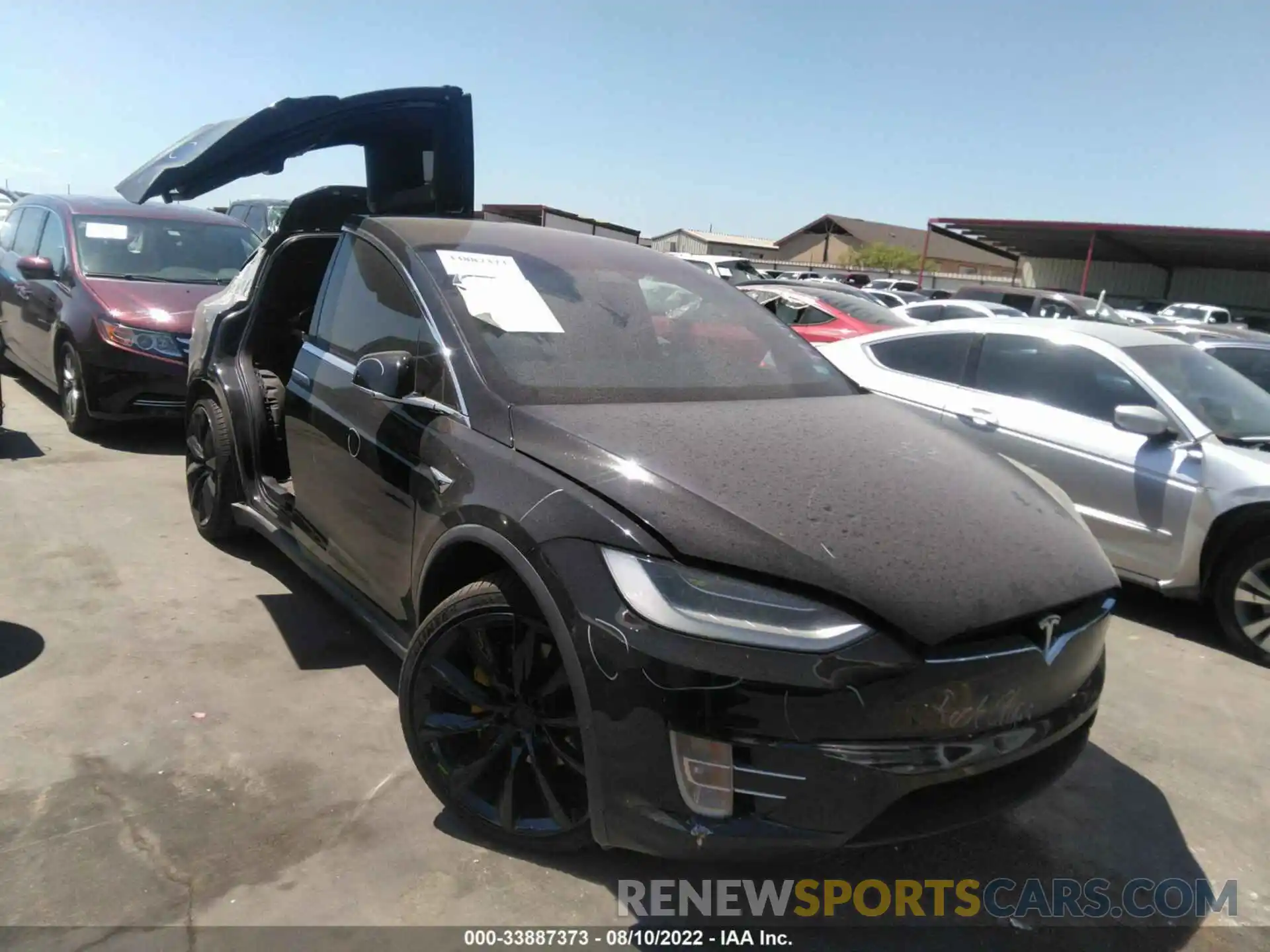 1 Фотография поврежденного автомобиля 5YJXCBE24LF218007 TESLA MODEL X 2020