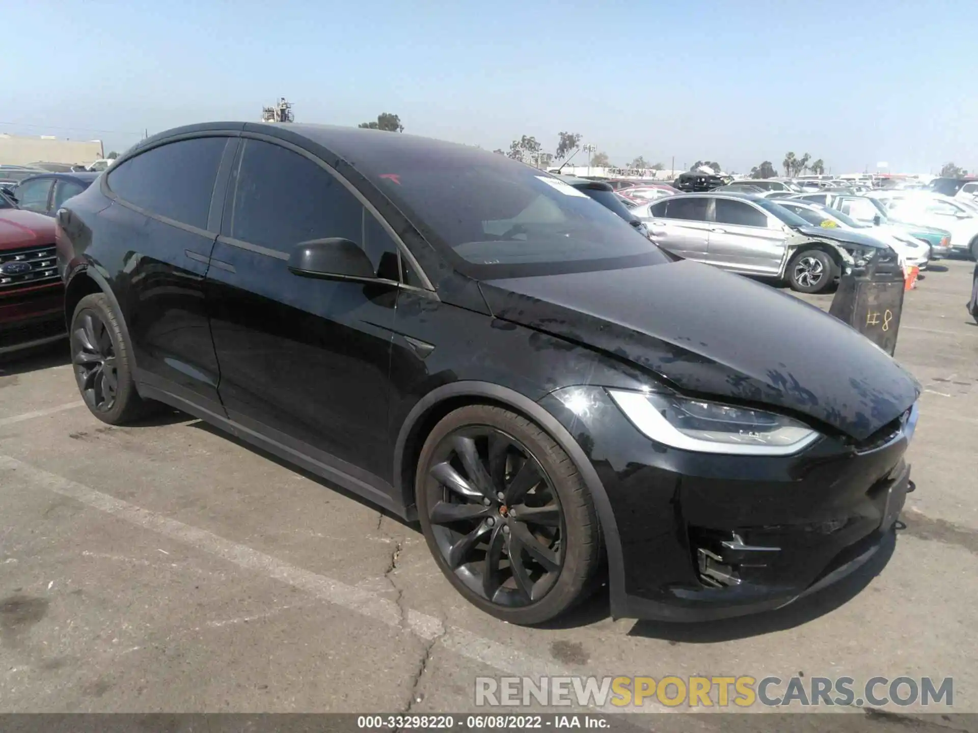 1 Photograph of a damaged car 5YJXCBE24LF261326 TESLA MODEL X 2020