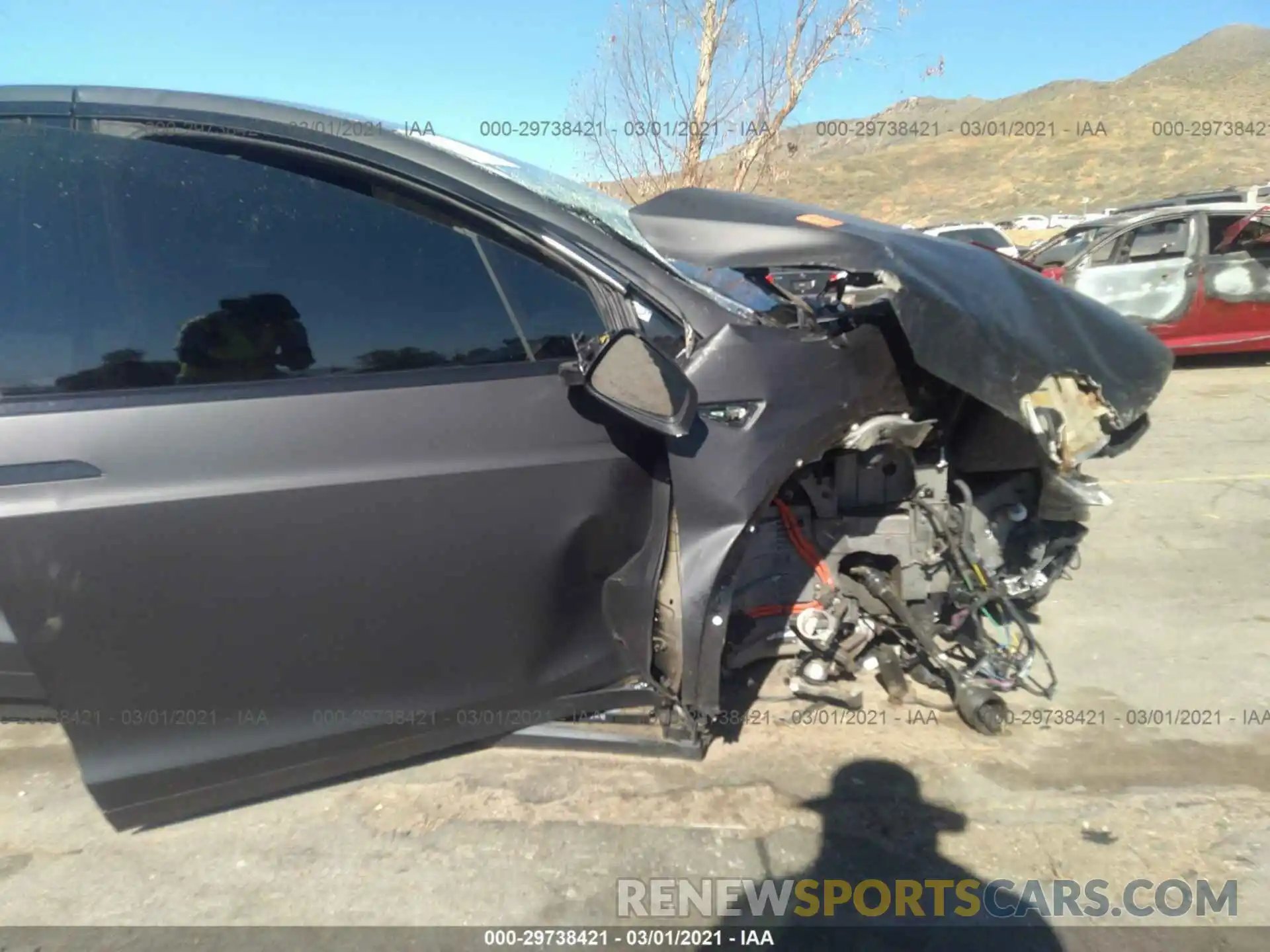 6 Photograph of a damaged car 5YJXCBE24LF261519 TESLA MODEL X 2020