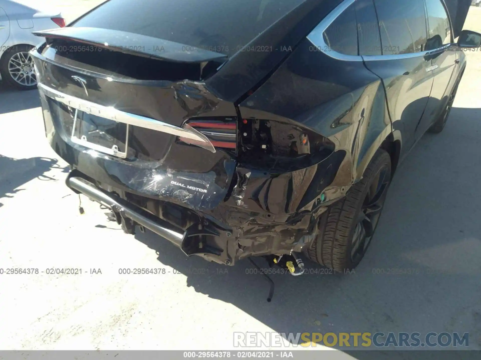 6 Photograph of a damaged car 5YJXCBE25LF247189 TESLA MODEL X 2020