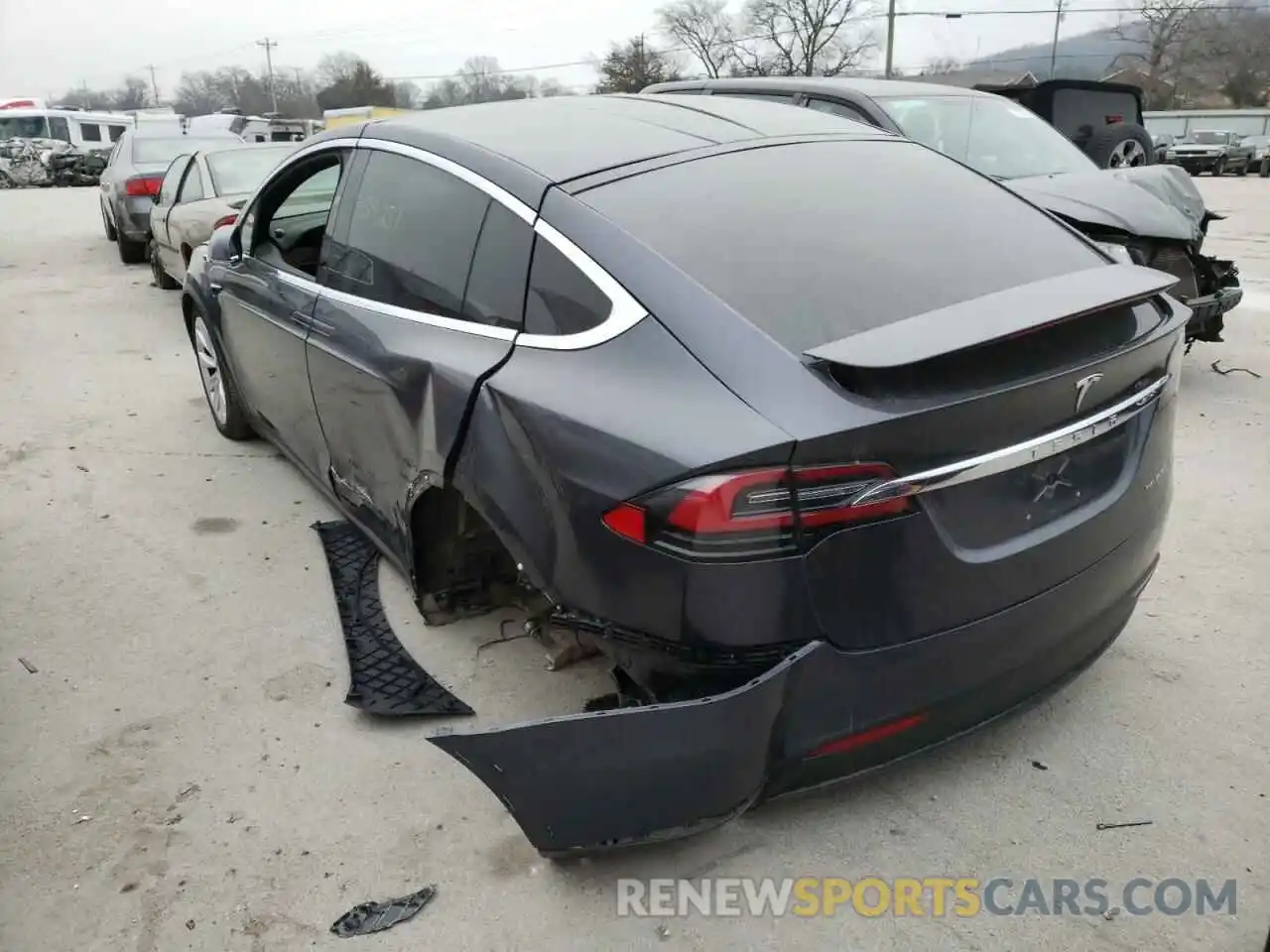 3 Photograph of a damaged car 5YJXCBE25LF301879 TESLA MODEL X 2020