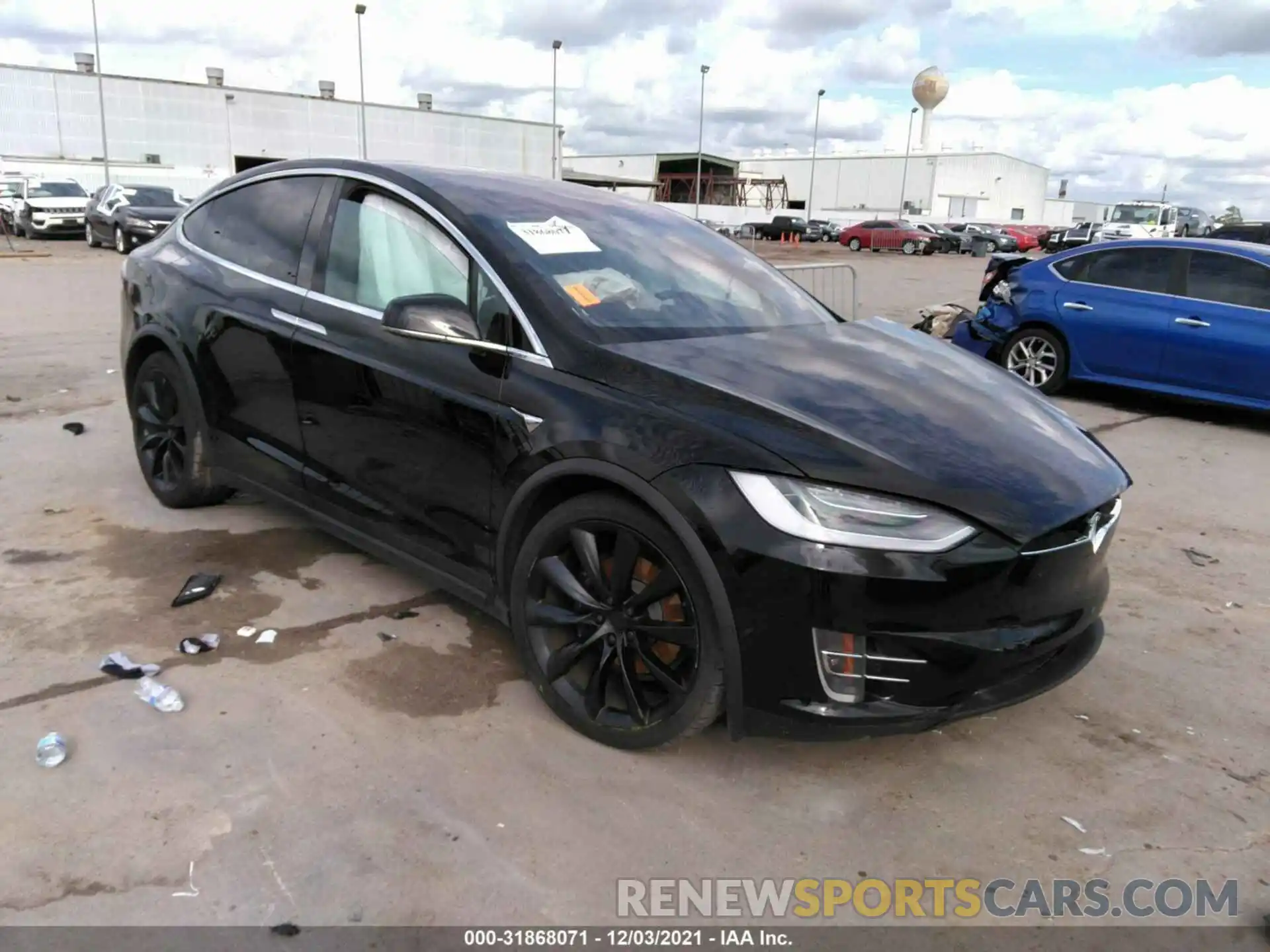 1 Photograph of a damaged car 5YJXCBE26LF236301 TESLA MODEL X 2020