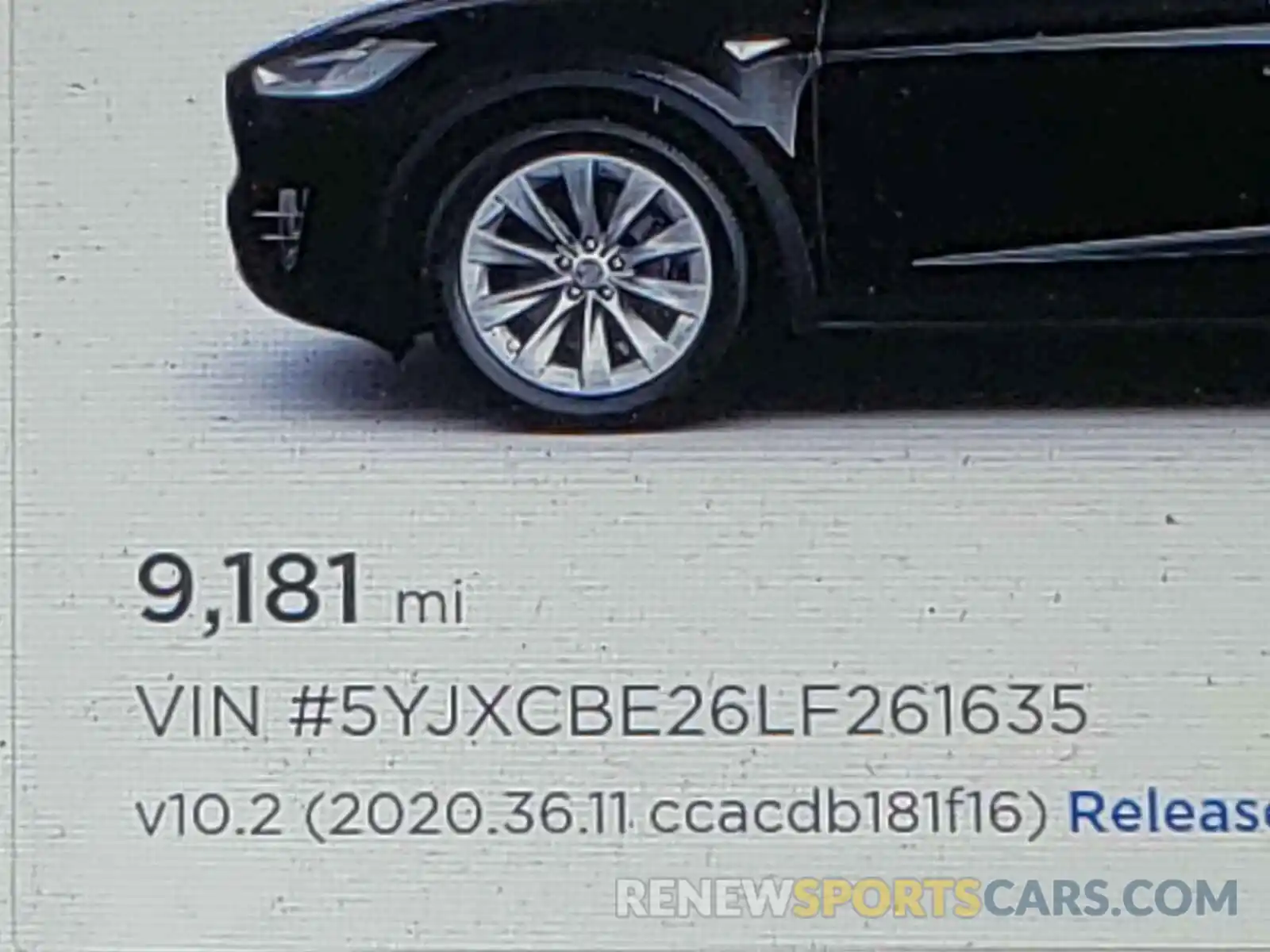 8 Photograph of a damaged car 5YJXCBE26LF261635 TESLA MODEL X 2020