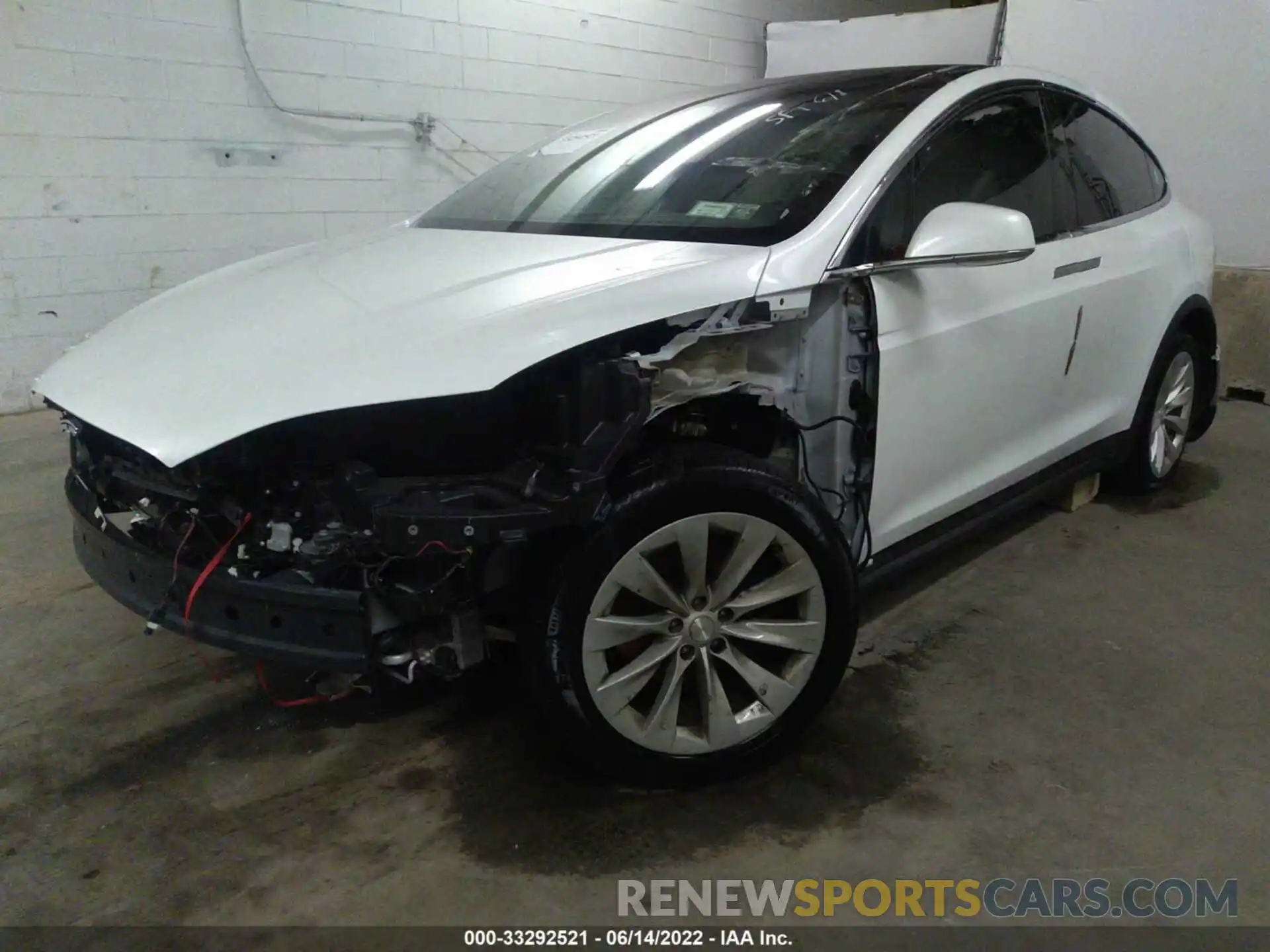 2 Photograph of a damaged car 5YJXCBE26LF261747 TESLA MODEL X 2020