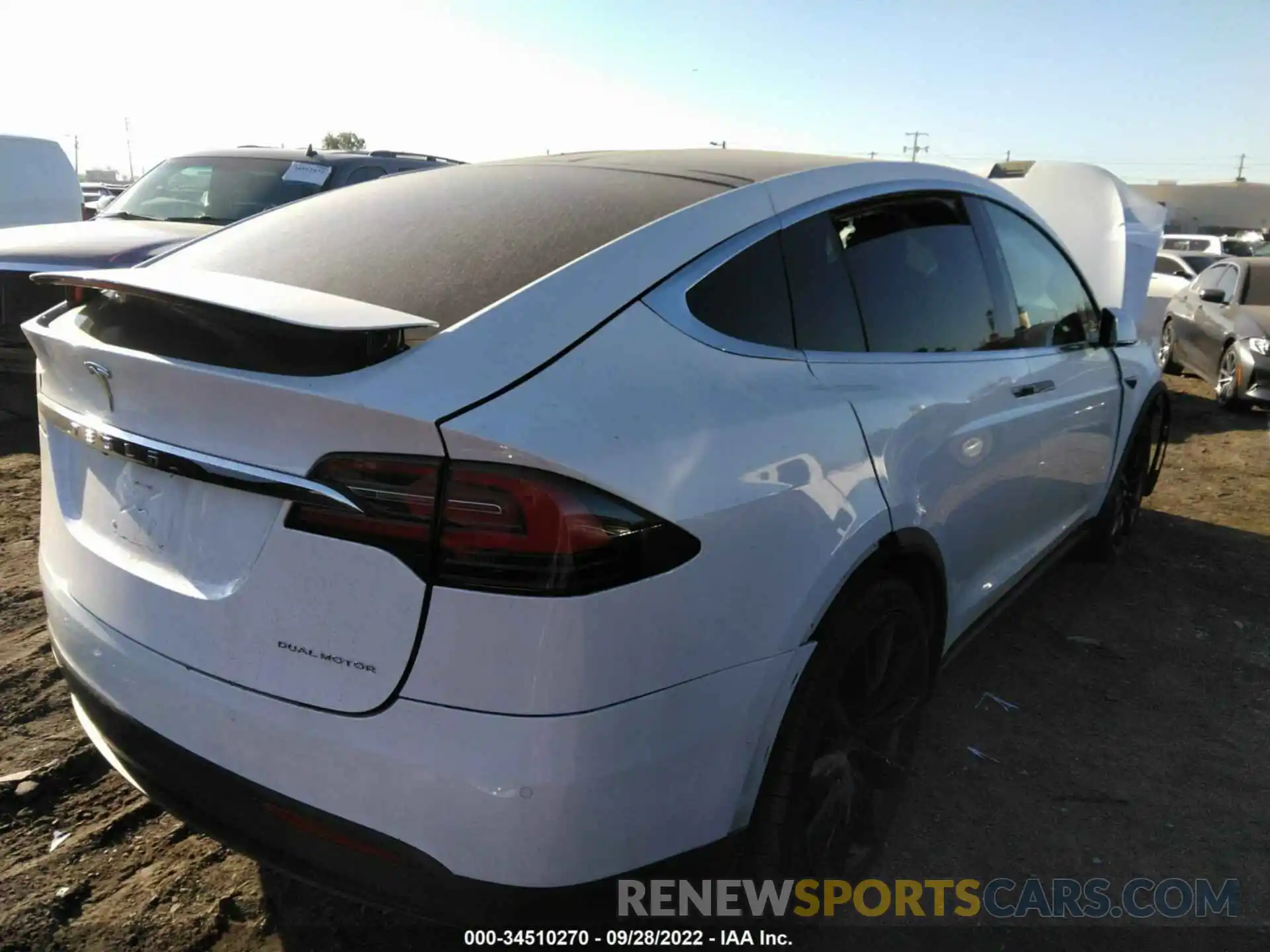 4 Photograph of a damaged car 5YJXCBE26LF301857 TESLA MODEL X 2020