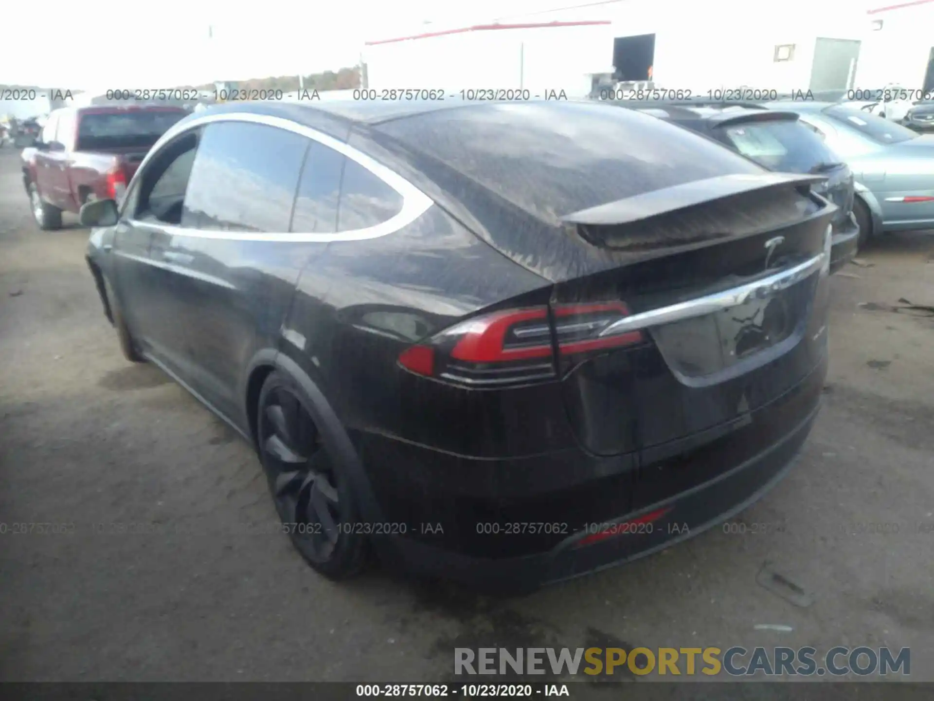 3 Photograph of a damaged car 5YJXCBE27LF231088 TESLA MODEL X 2020