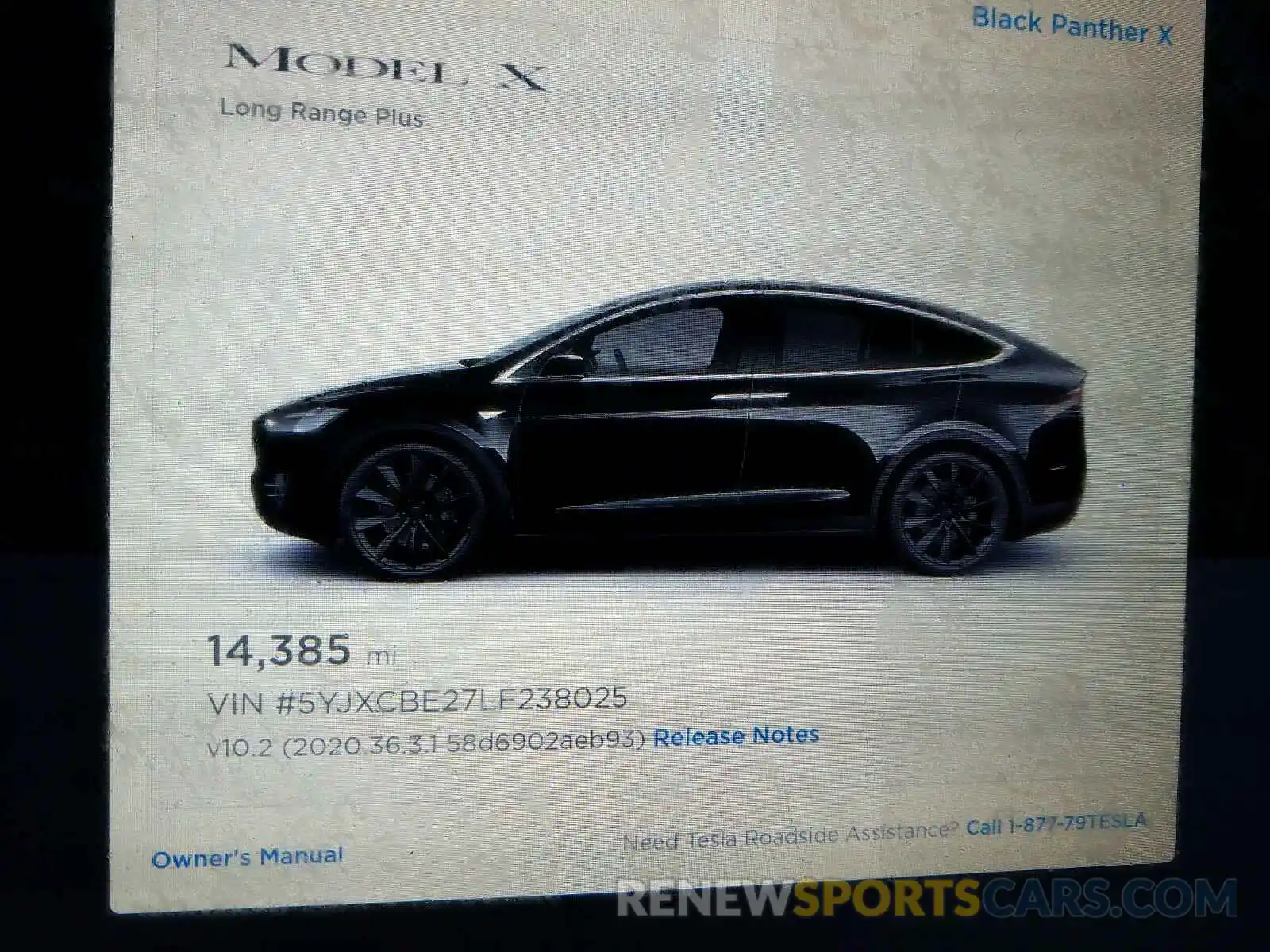 8 Фотография поврежденного автомобиля 5YJXCBE27LF238025 TESLA MODEL X 2020