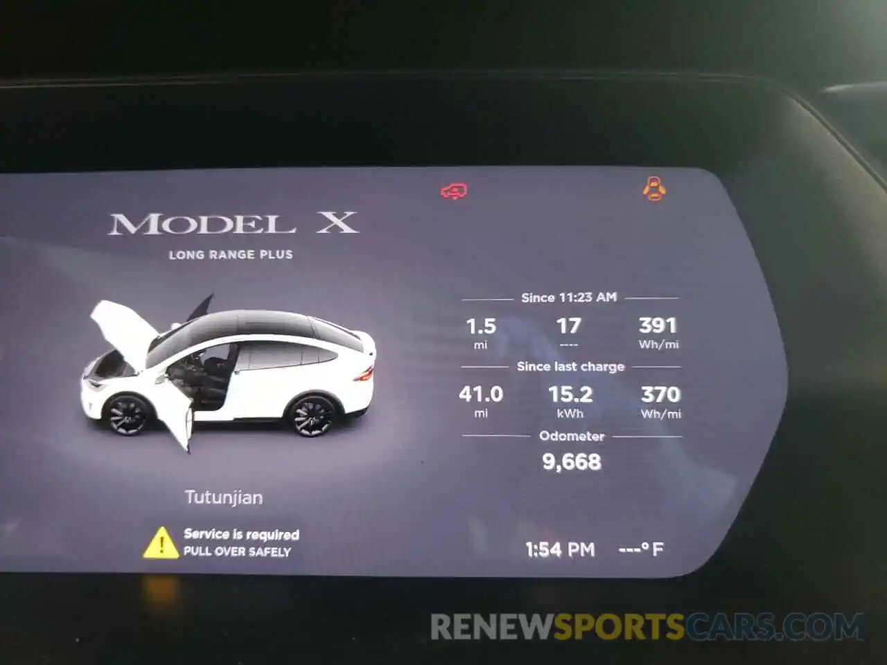 8 Фотография поврежденного автомобиля 5YJXCBE27LF282185 TESLA MODEL X 2020