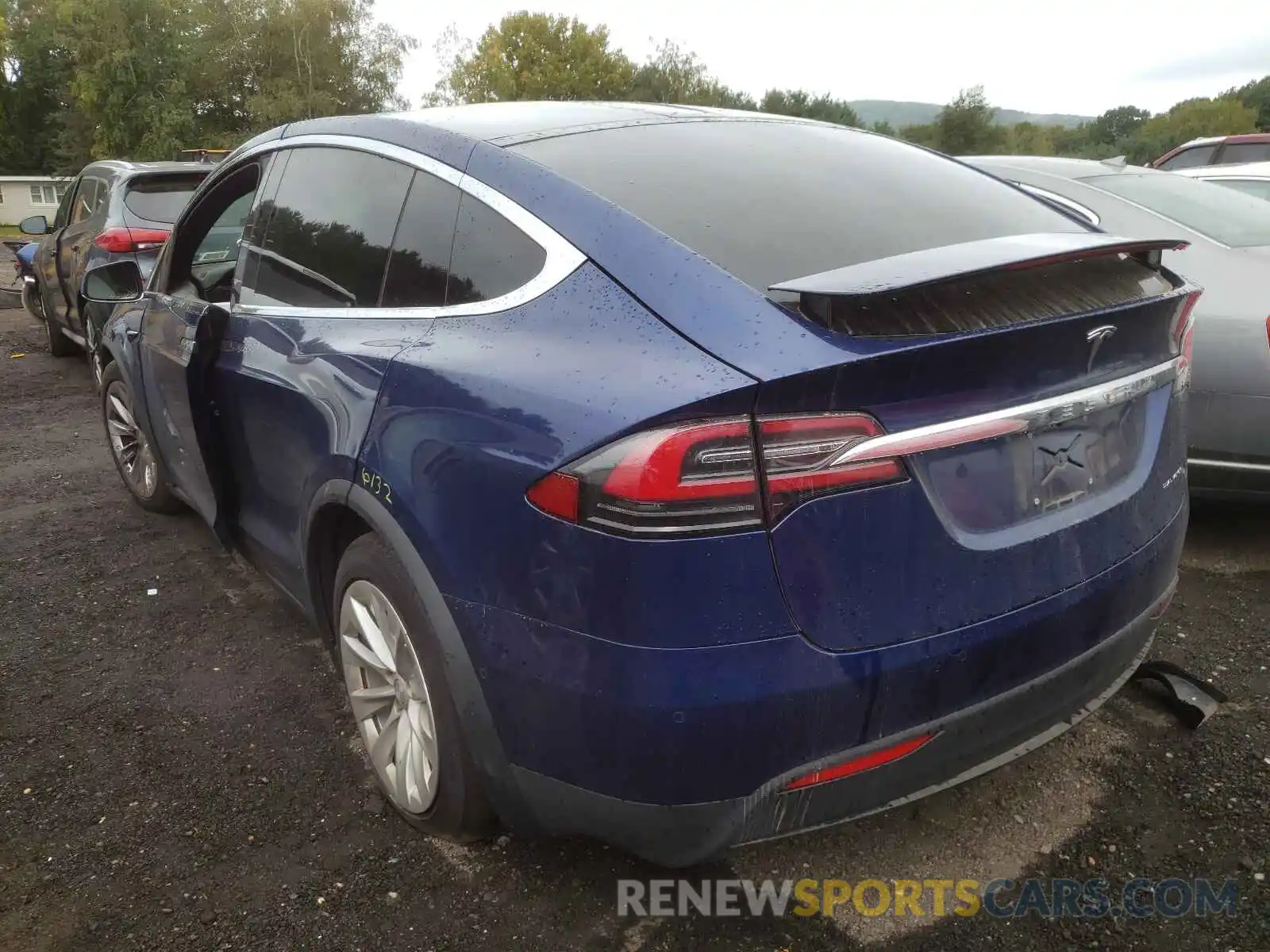 3 Фотография поврежденного автомобиля 5YJXCBE27LF296037 TESLA MODEL X 2020