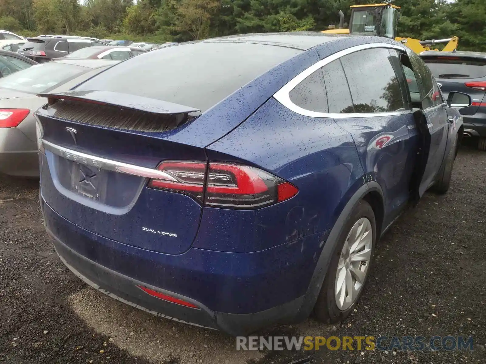 4 Фотография поврежденного автомобиля 5YJXCBE27LF296037 TESLA MODEL X 2020