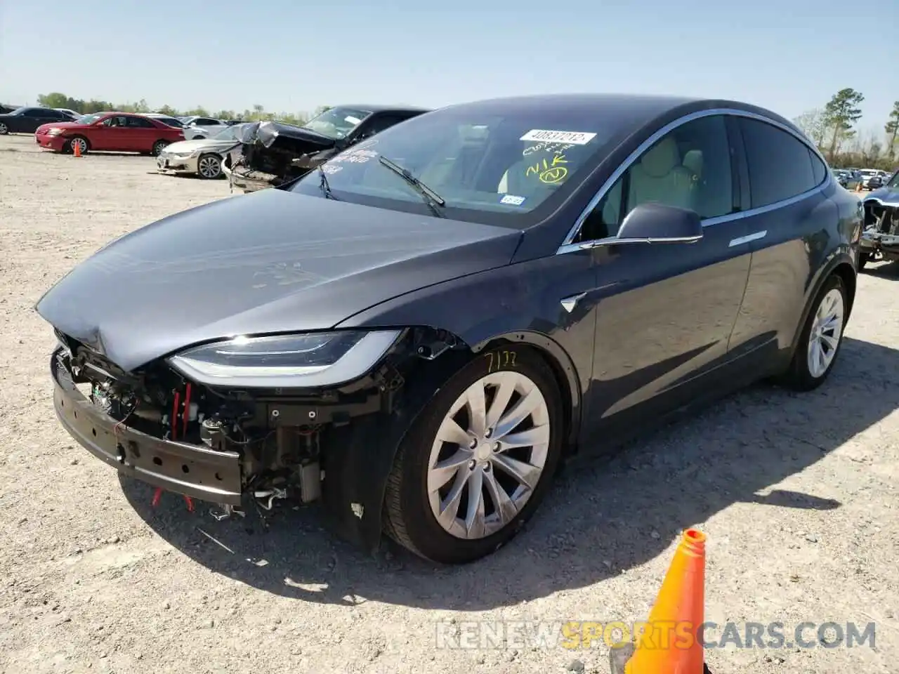 2 Фотография поврежденного автомобиля 5YJXCBE29LF231268 TESLA MODEL X 2020