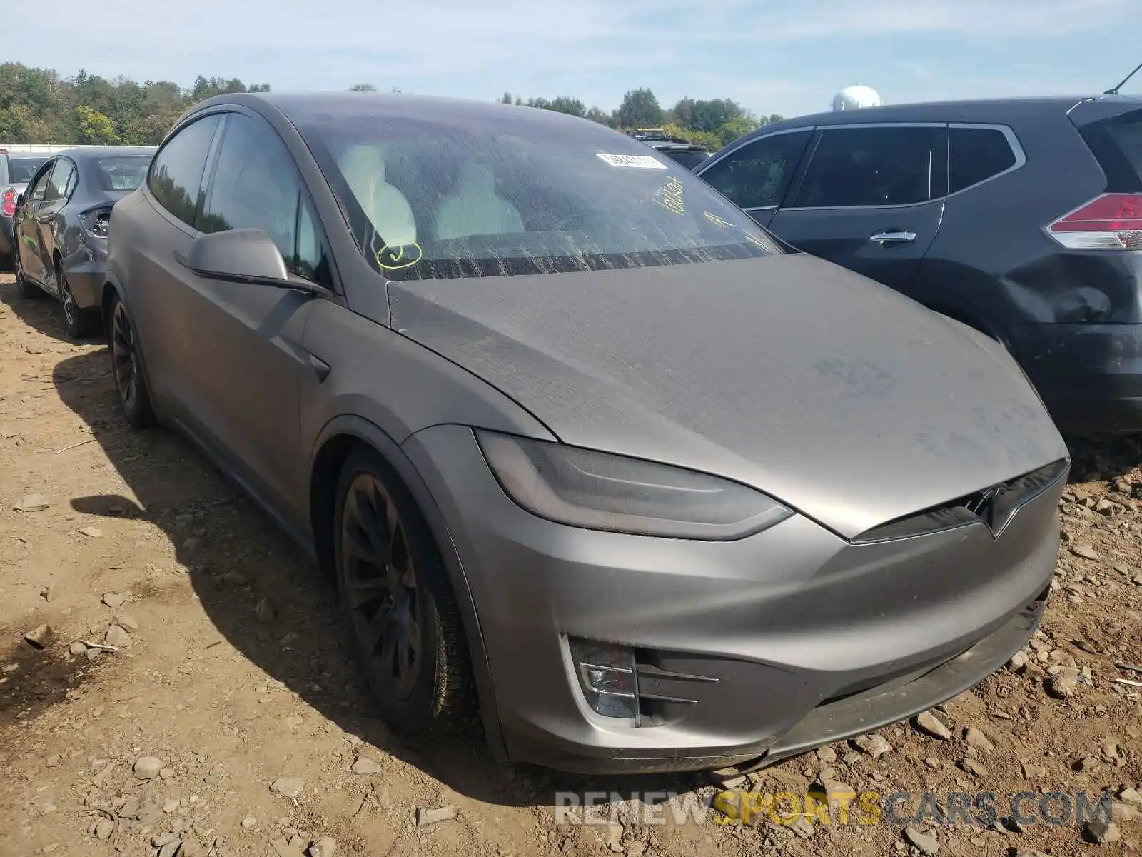 1 Photograph of a damaged car 5YJXCBE29LF234462 TESLA MODEL X 2020