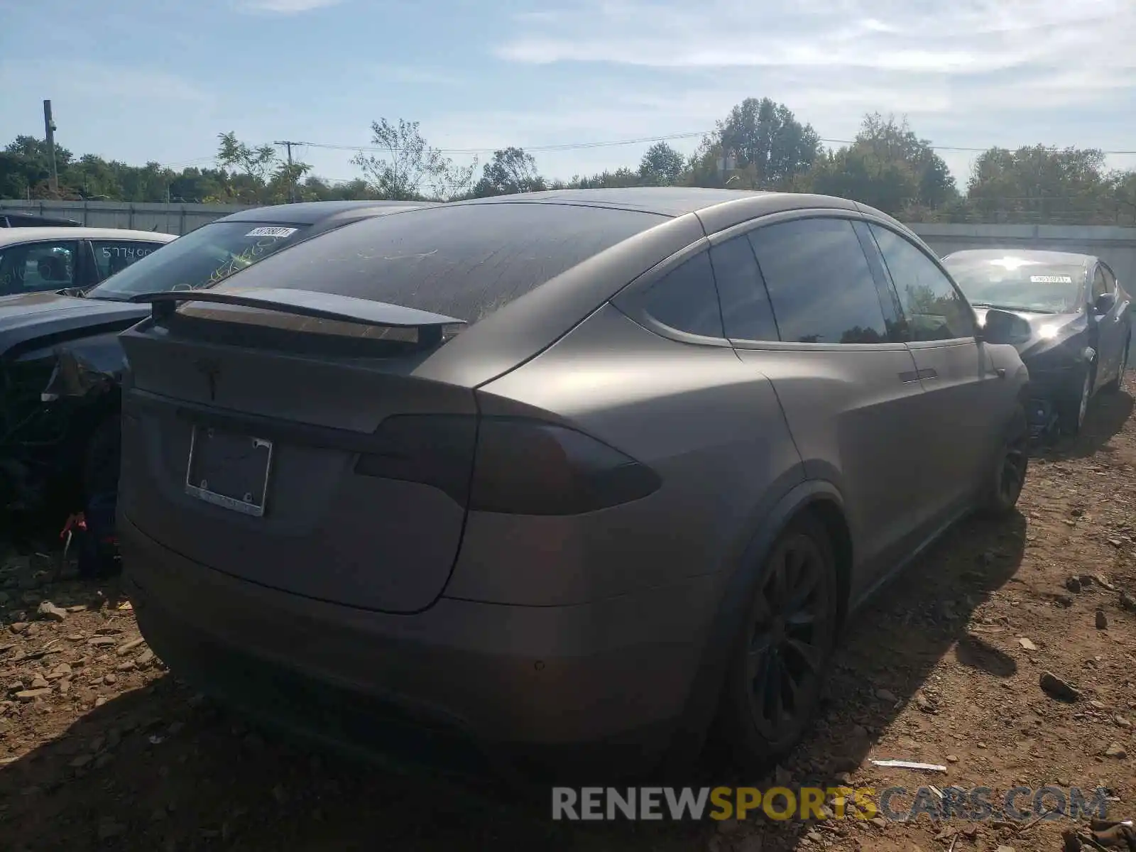 4 Фотография поврежденного автомобиля 5YJXCBE29LF234462 TESLA MODEL X 2020