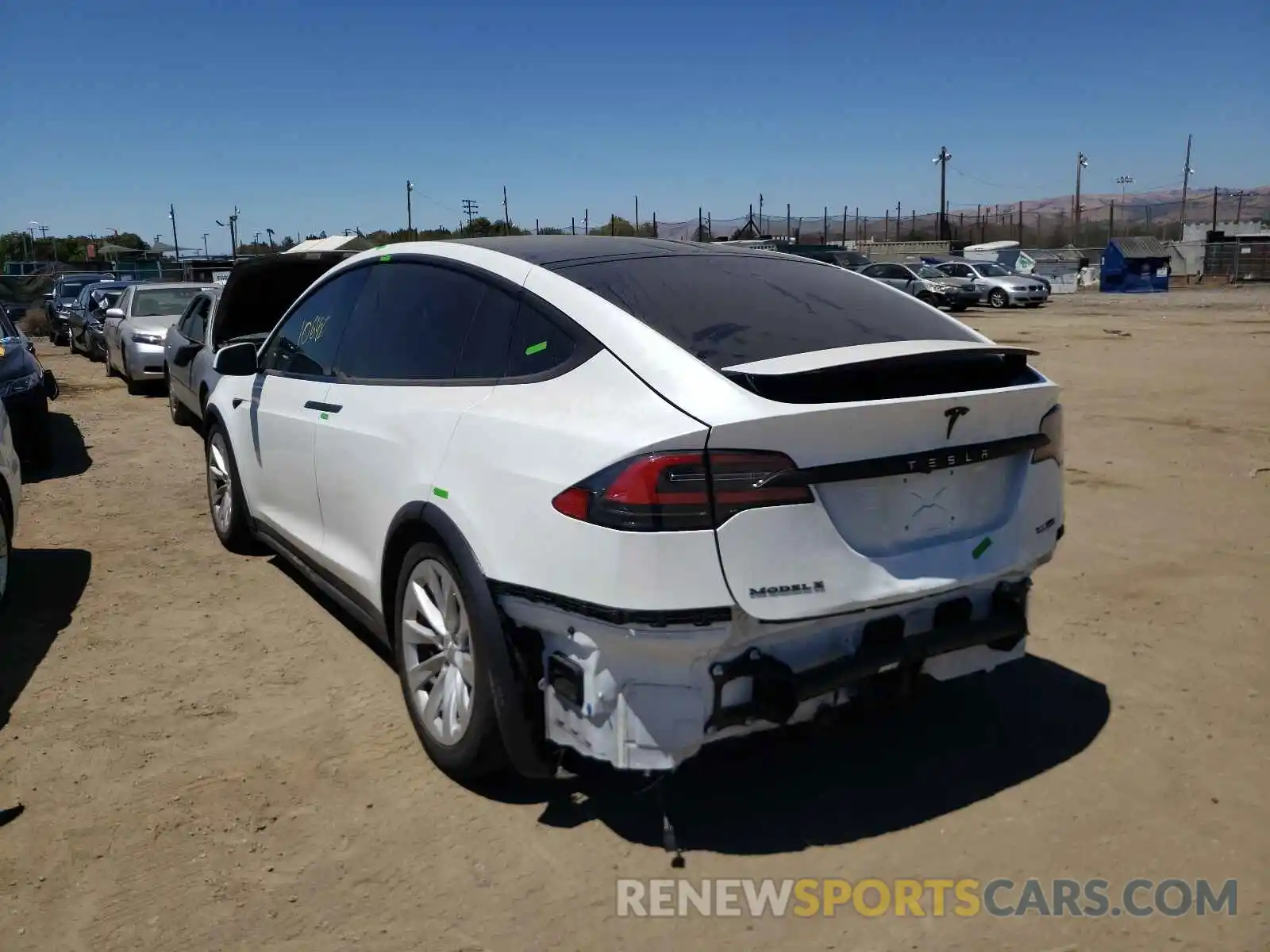 3 Photograph of a damaged car 5YJXCBE29LF242190 TESLA MODEL X 2020