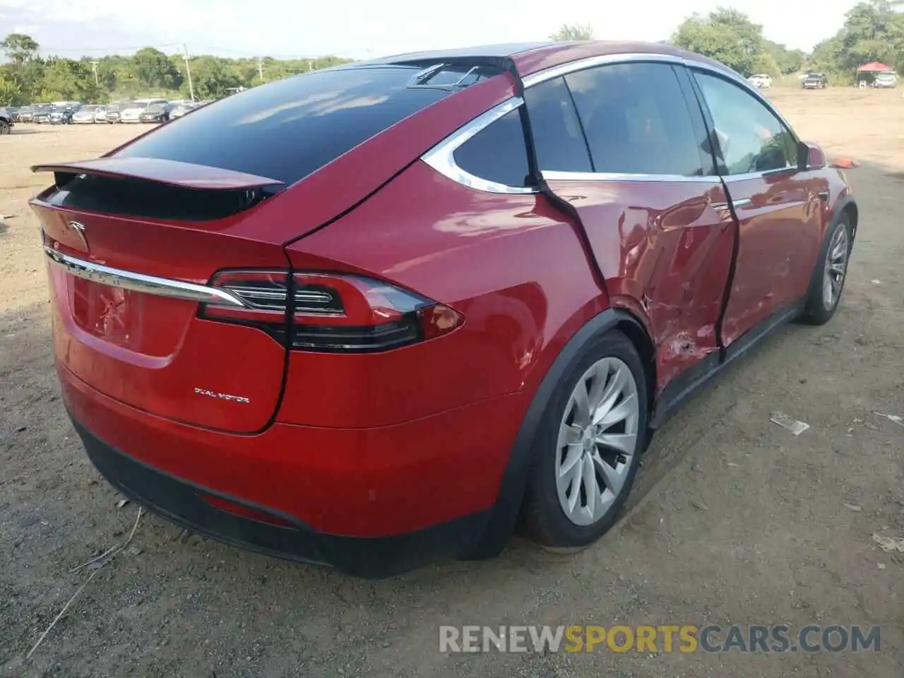 4 Photograph of a damaged car 5YJXCBE2XLF228590 TESLA MODEL X 2020