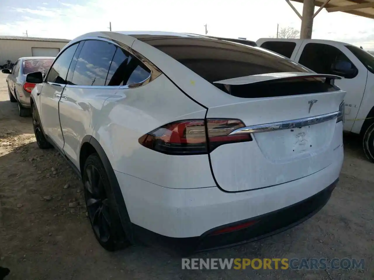 3 Фотография поврежденного автомобиля 5YJXCBE2XLF228900 TESLA MODEL X 2020