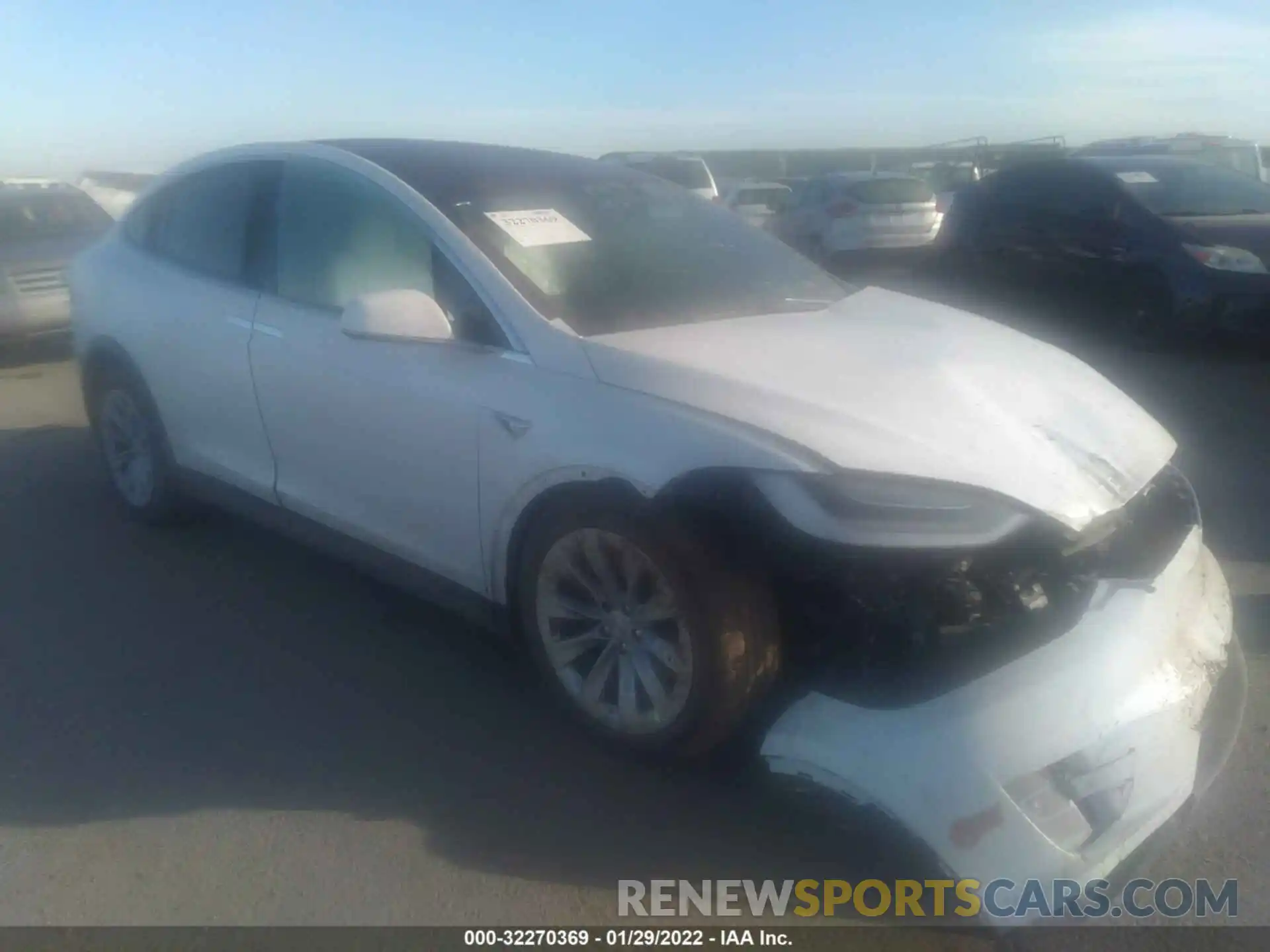 1 Photograph of a damaged car 5YJXCBE2XLF235541 TESLA MODEL X 2020