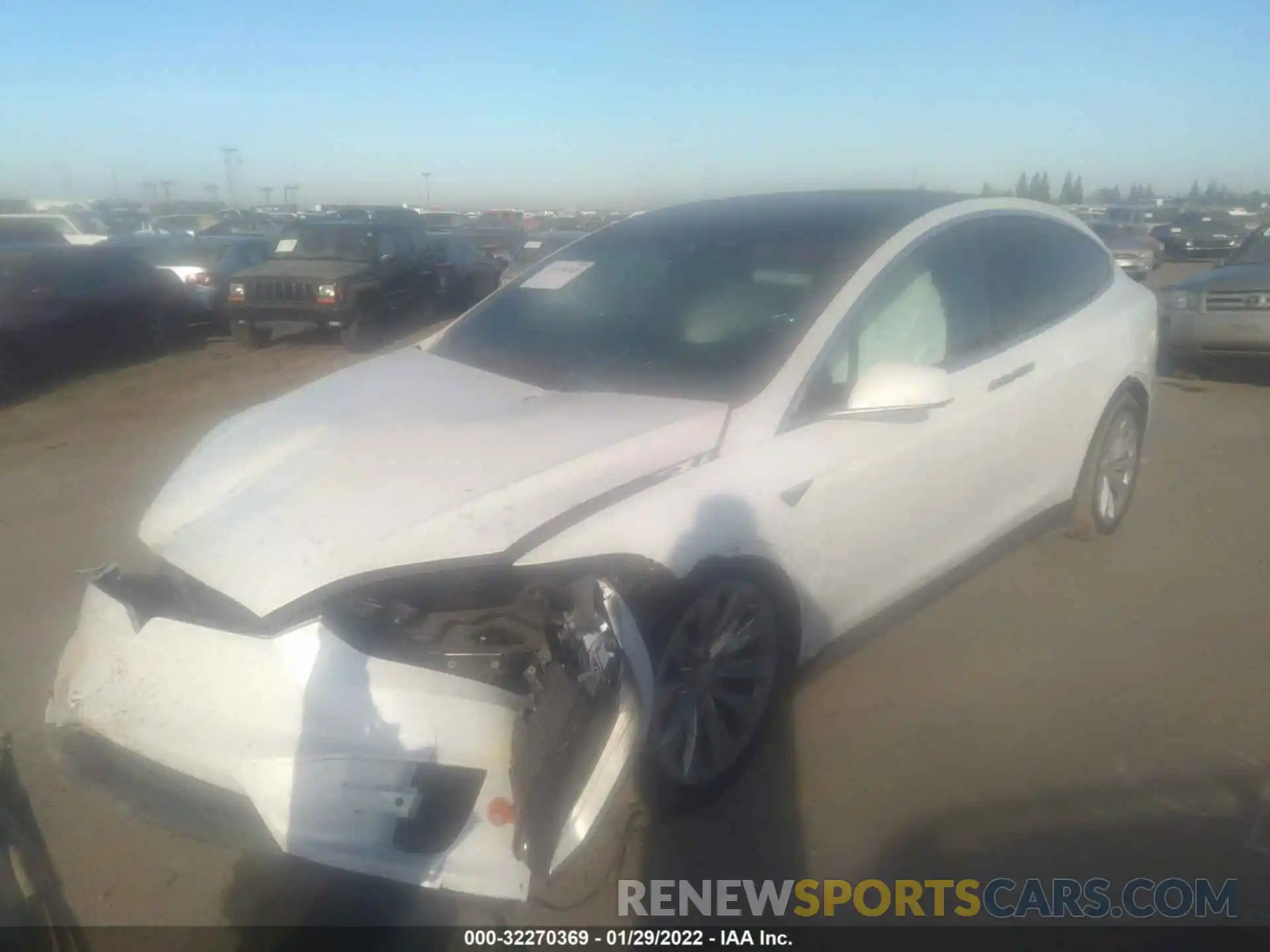 2 Photograph of a damaged car 5YJXCBE2XLF235541 TESLA MODEL X 2020