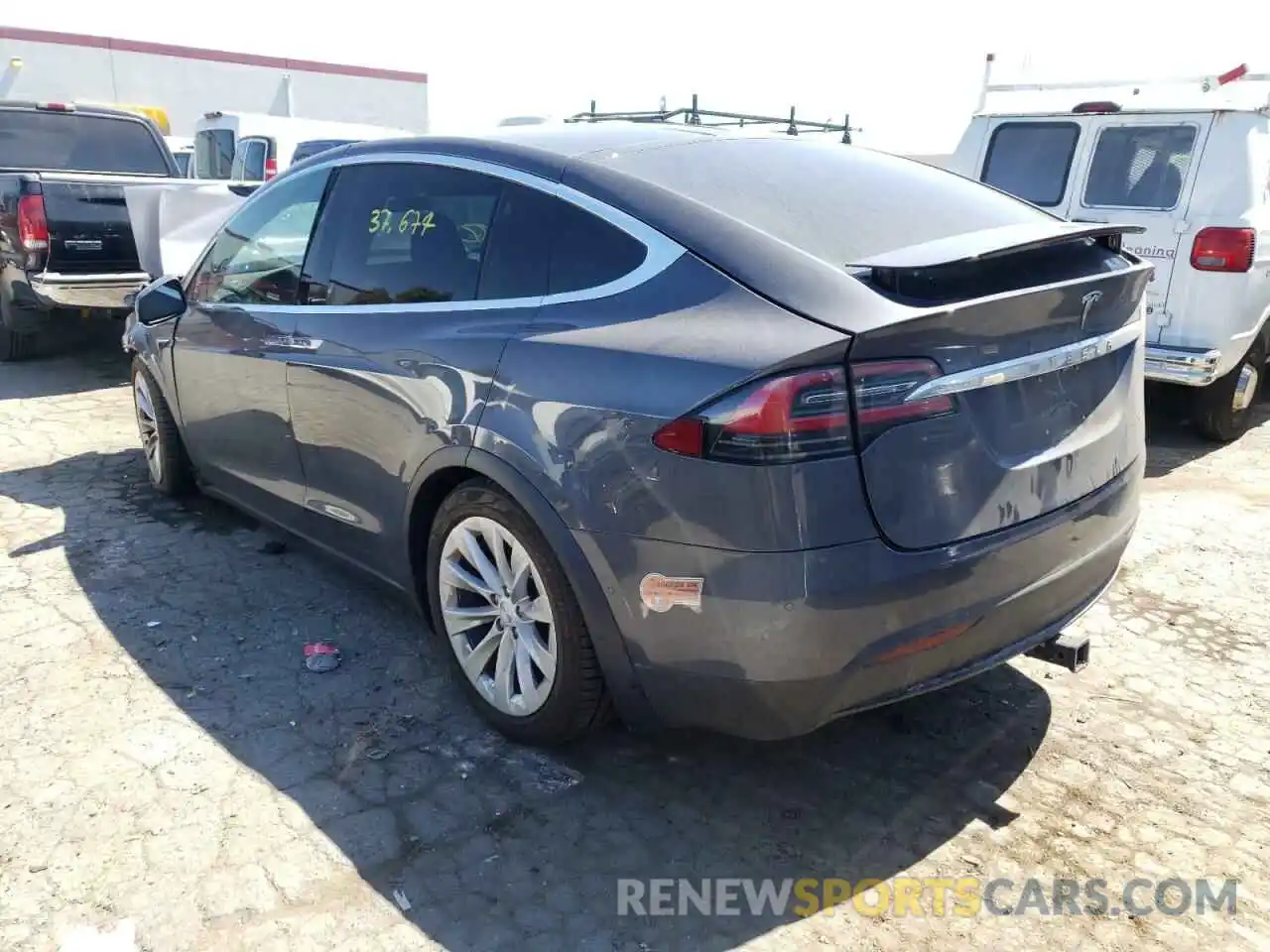 3 Фотография поврежденного автомобиля 5YJXCBE2XLF247639 TESLA MODEL X 2020